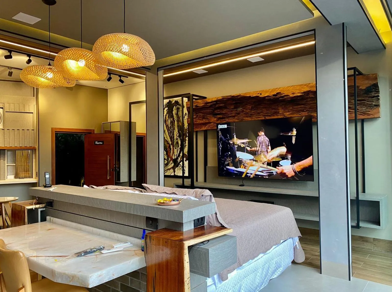 Bed in Mirante Pousada Boutique