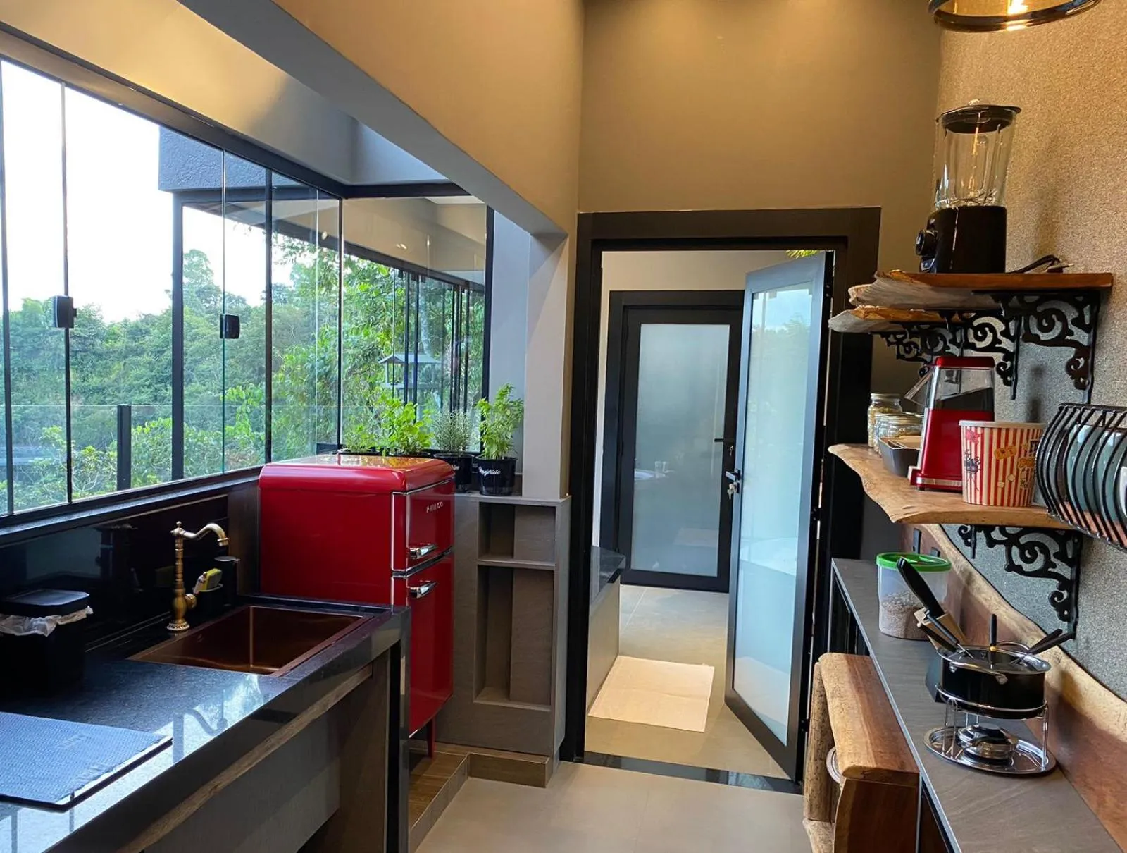 kitchen in Mirante Pousada Boutique