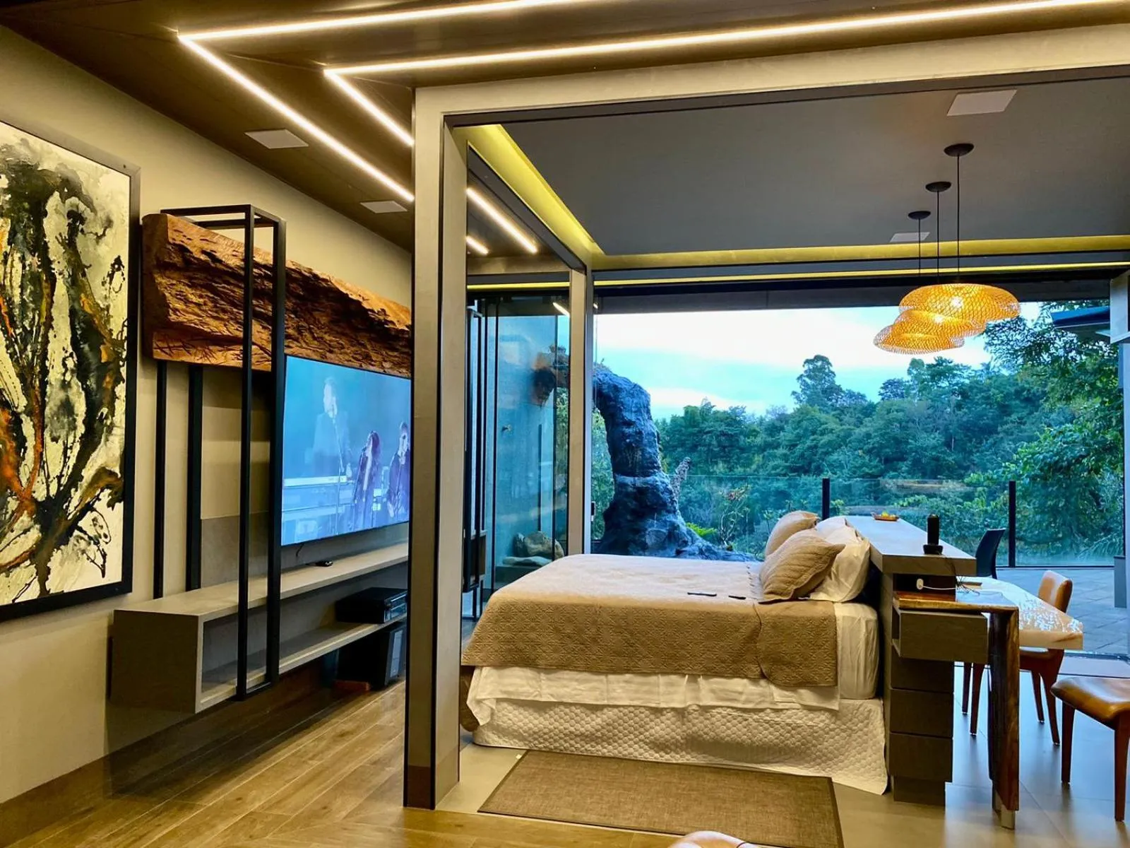 Bed in Mirante Pousada Boutique