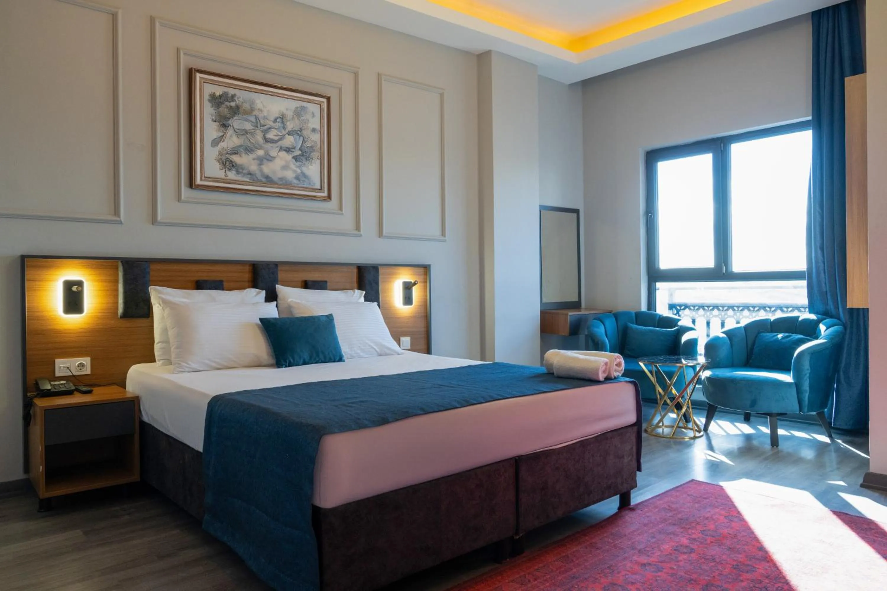 Bed in GRAND MOON HOTEL