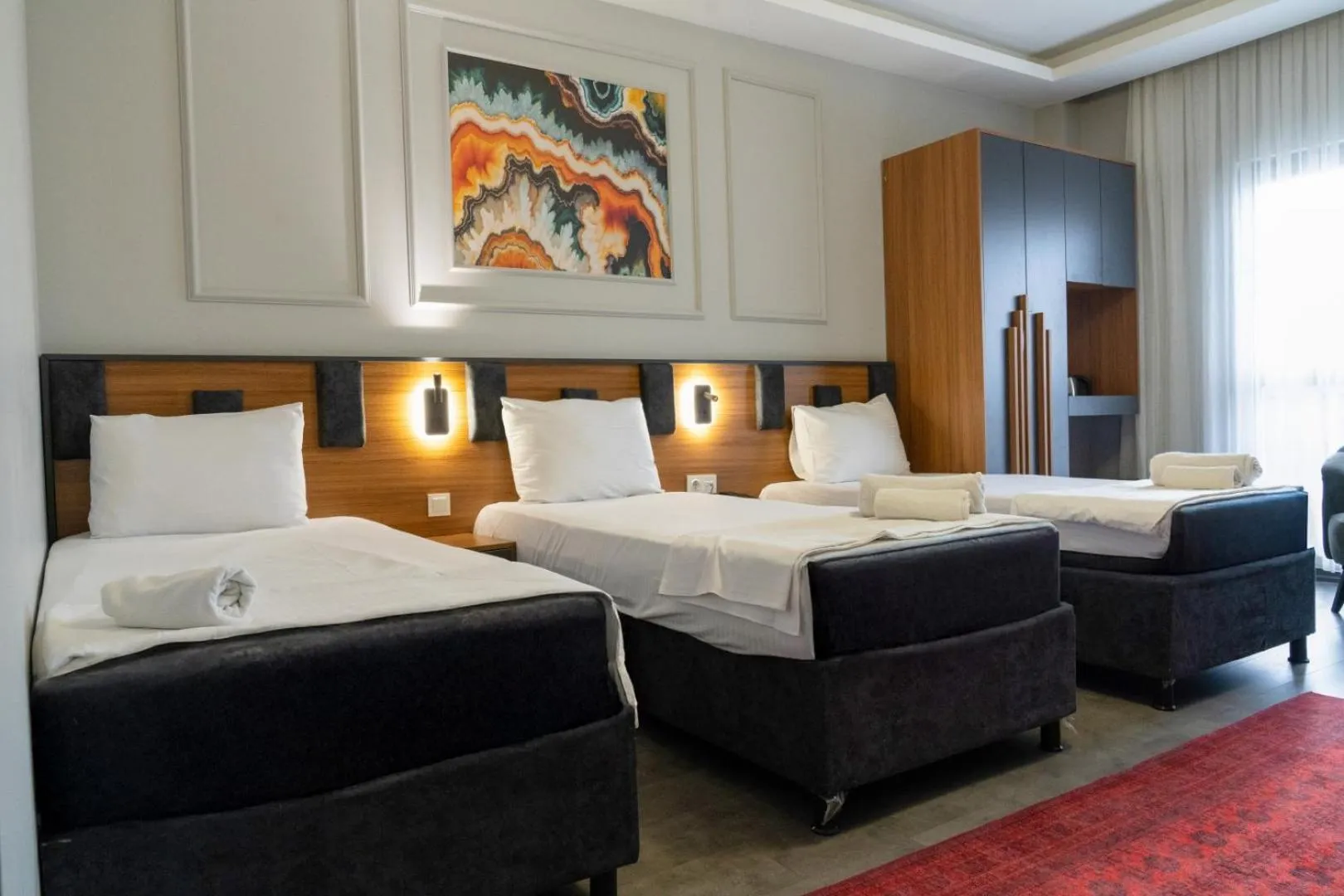 Bed in GRAND MOON HOTEL