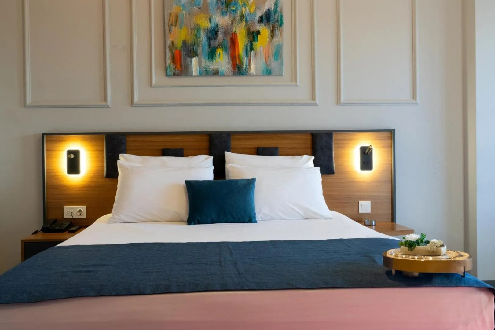 Bed in GRAND MOON HOTEL