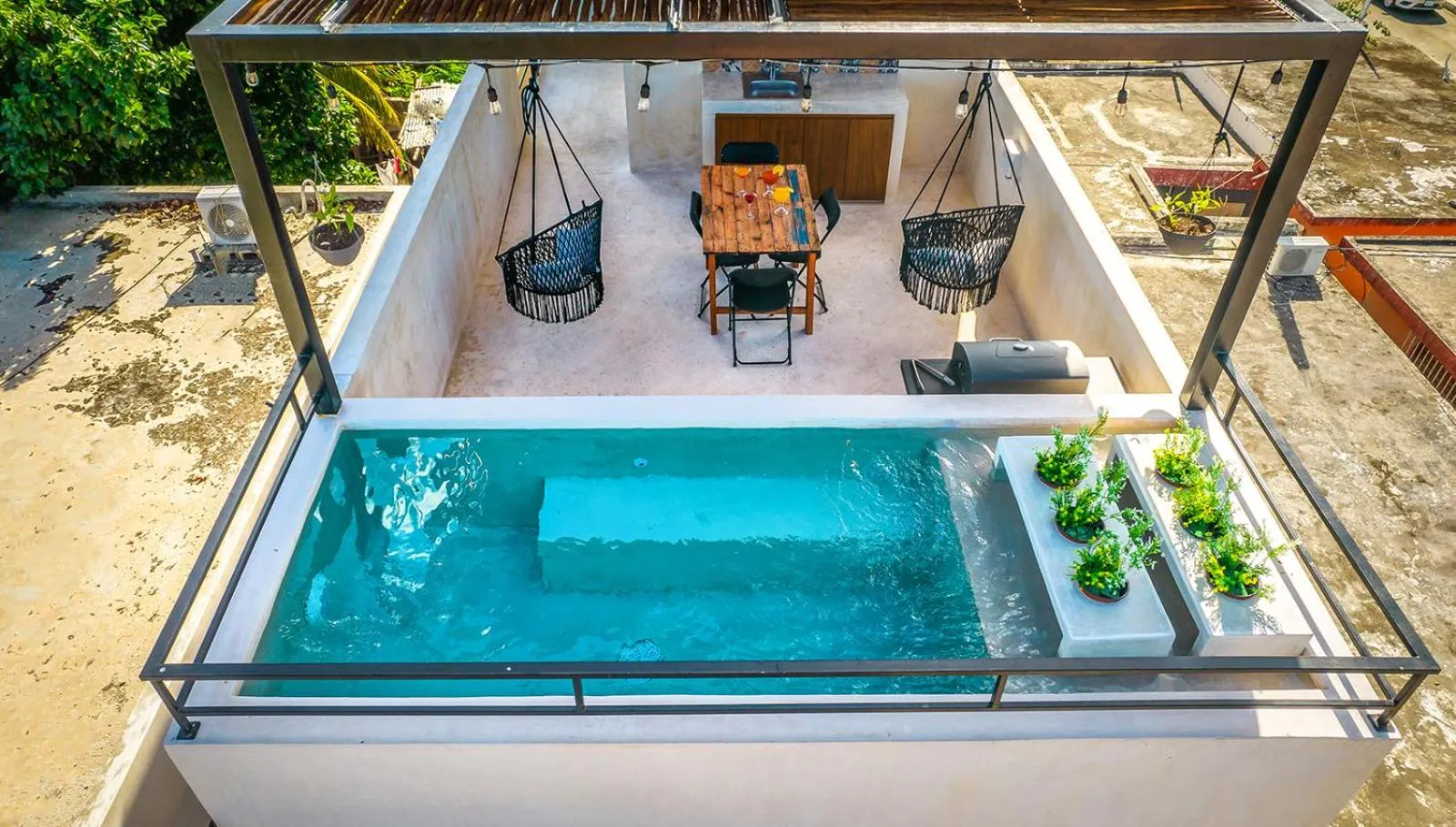 Balcony/Terrace in Wayuum Suites Cozumel Oasis in Paradise