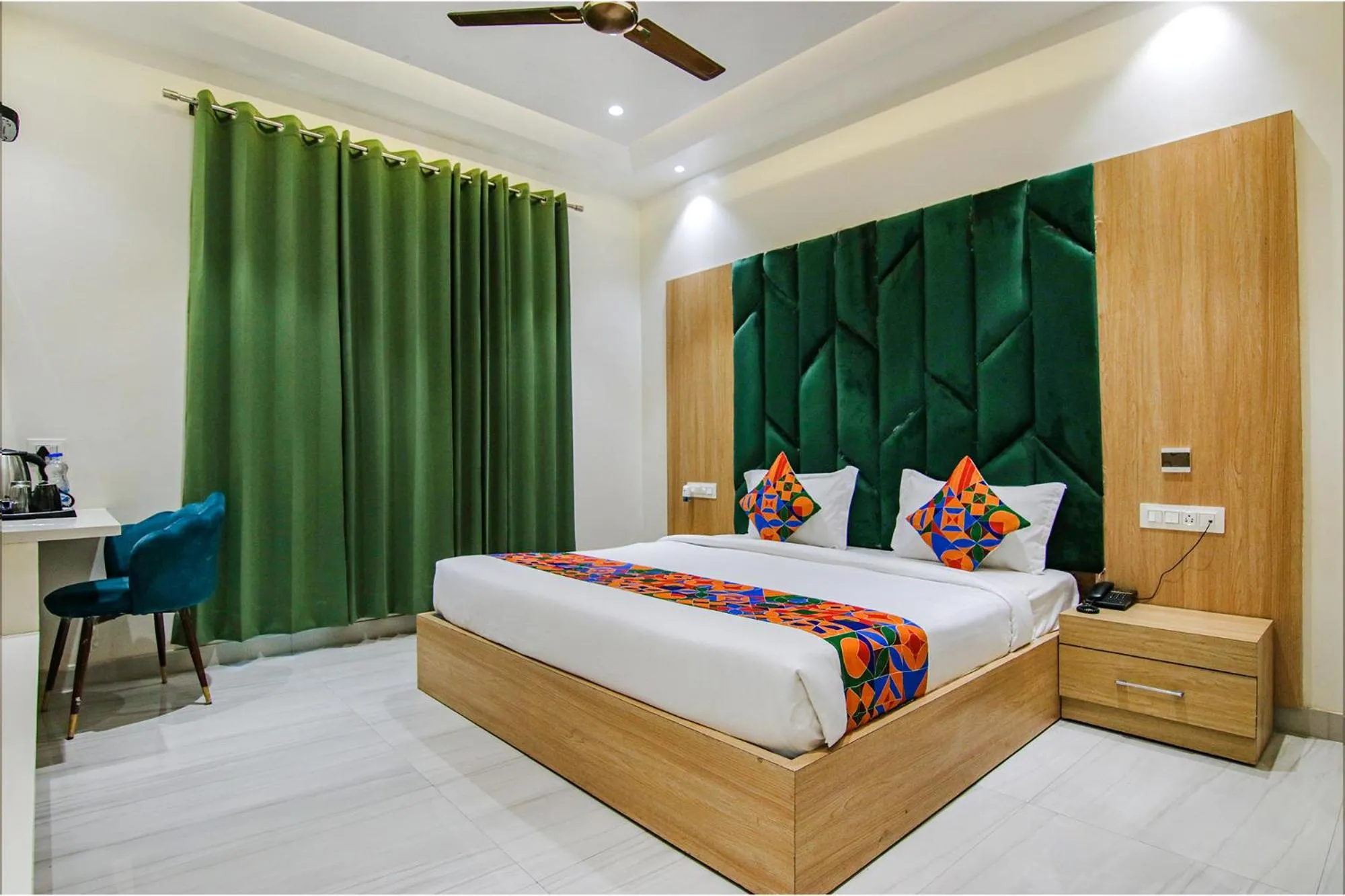 Bed in FabHotel Punjab Pride - Near Golden temple