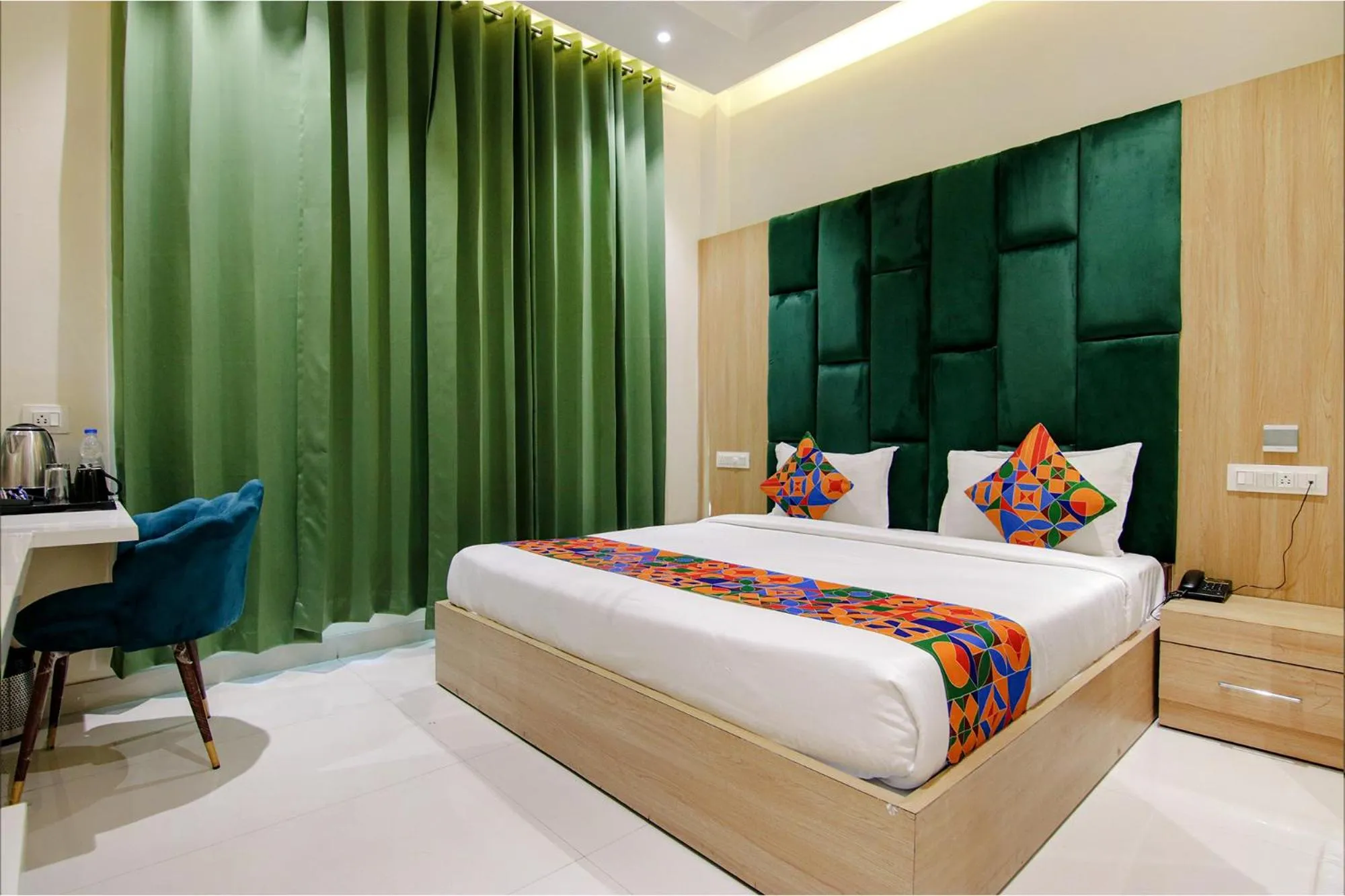 Bed in FabHotel Punjab Pride - Near Golden temple