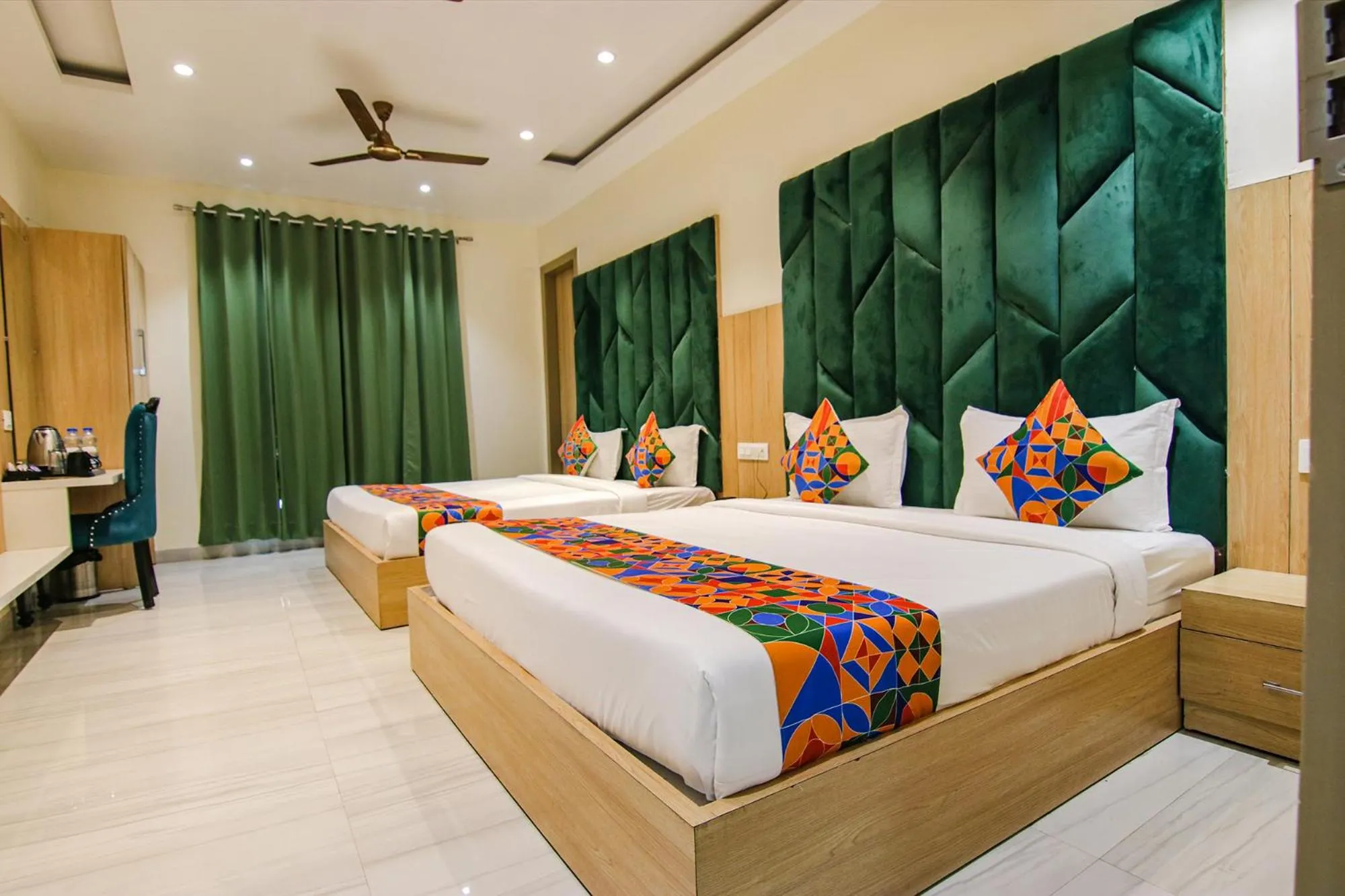 Bed in FabHotel Punjab Pride - Near Golden temple