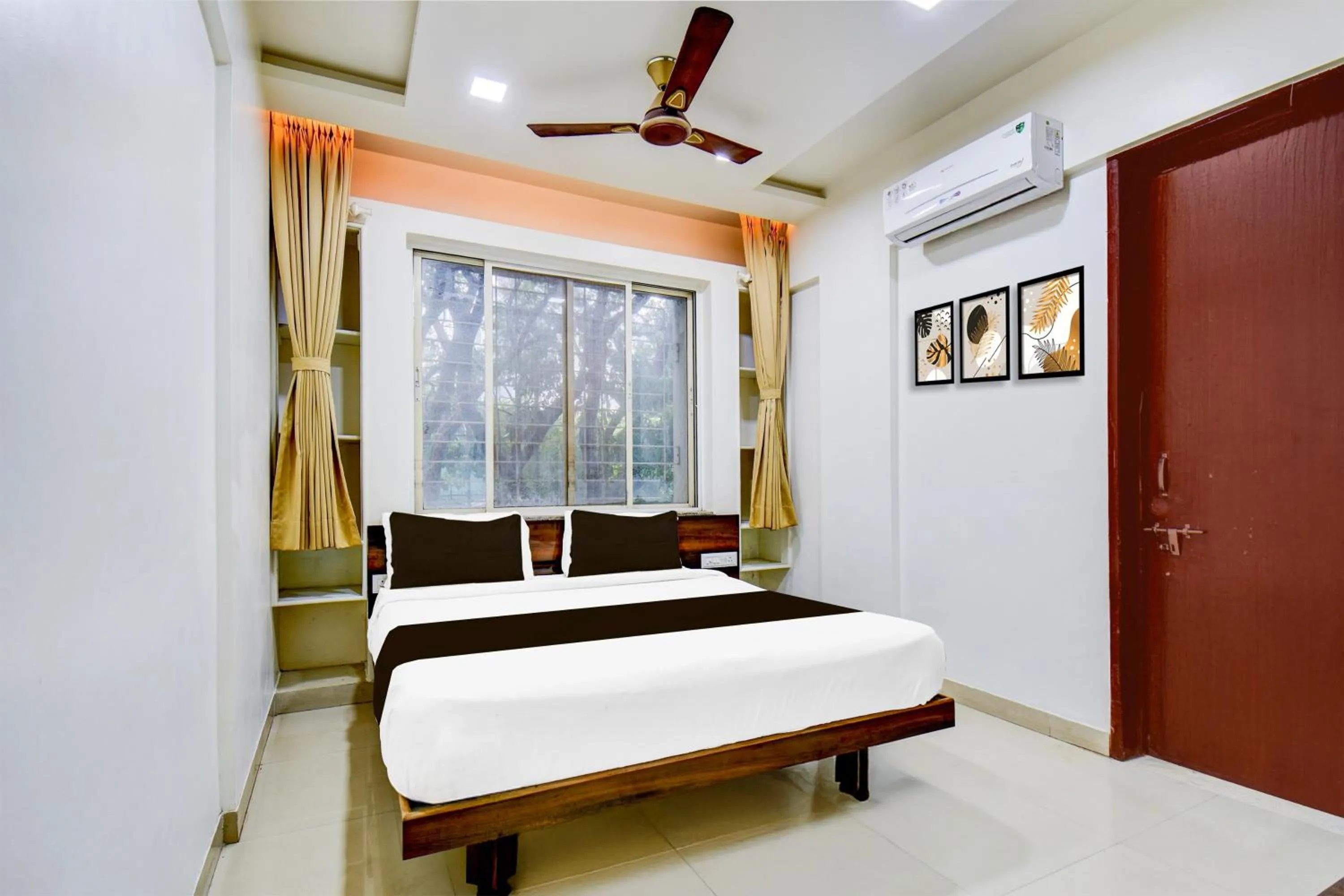 Bedroom, Bed in Collection O Balewadi formerly Woods Regency
