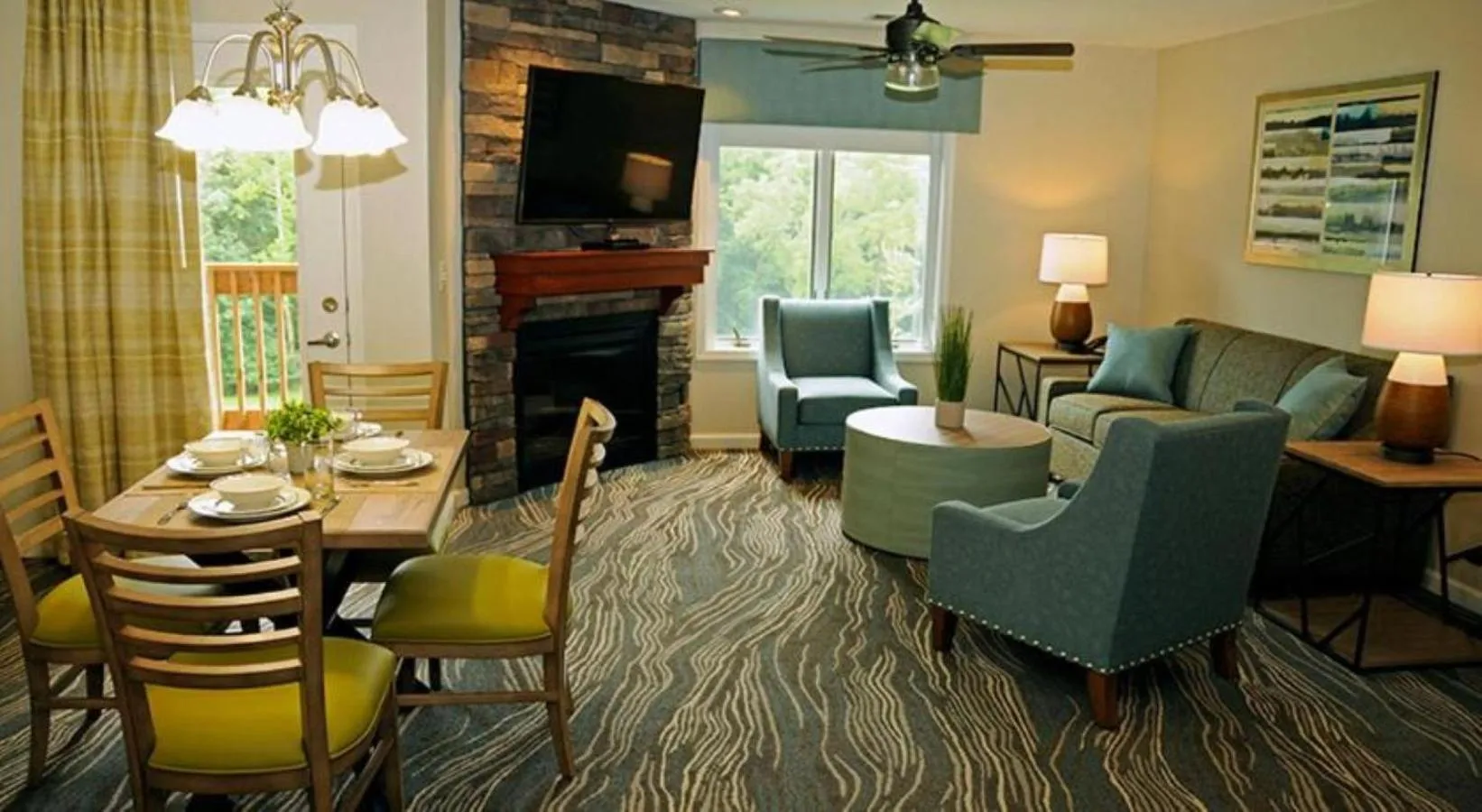 Living room in Massanutten Resort