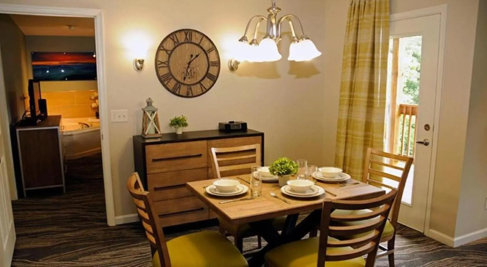 Dining area in Massanutten Resort