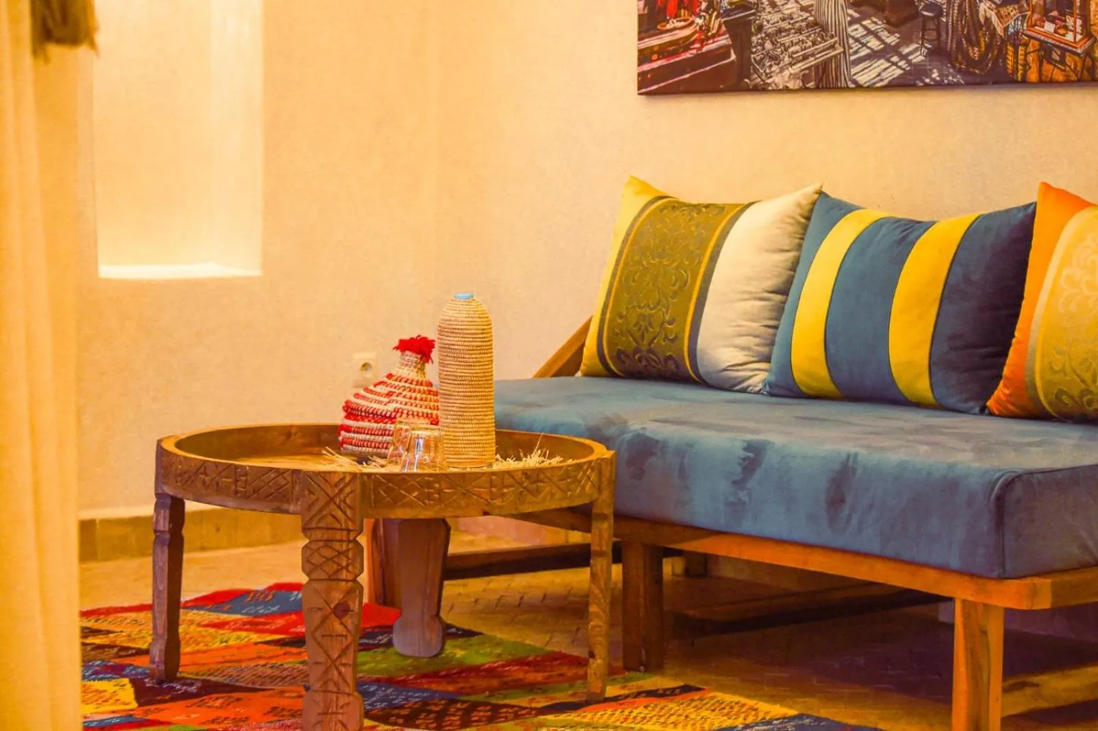 Seating area in Le Palais Averroes - Adults Only