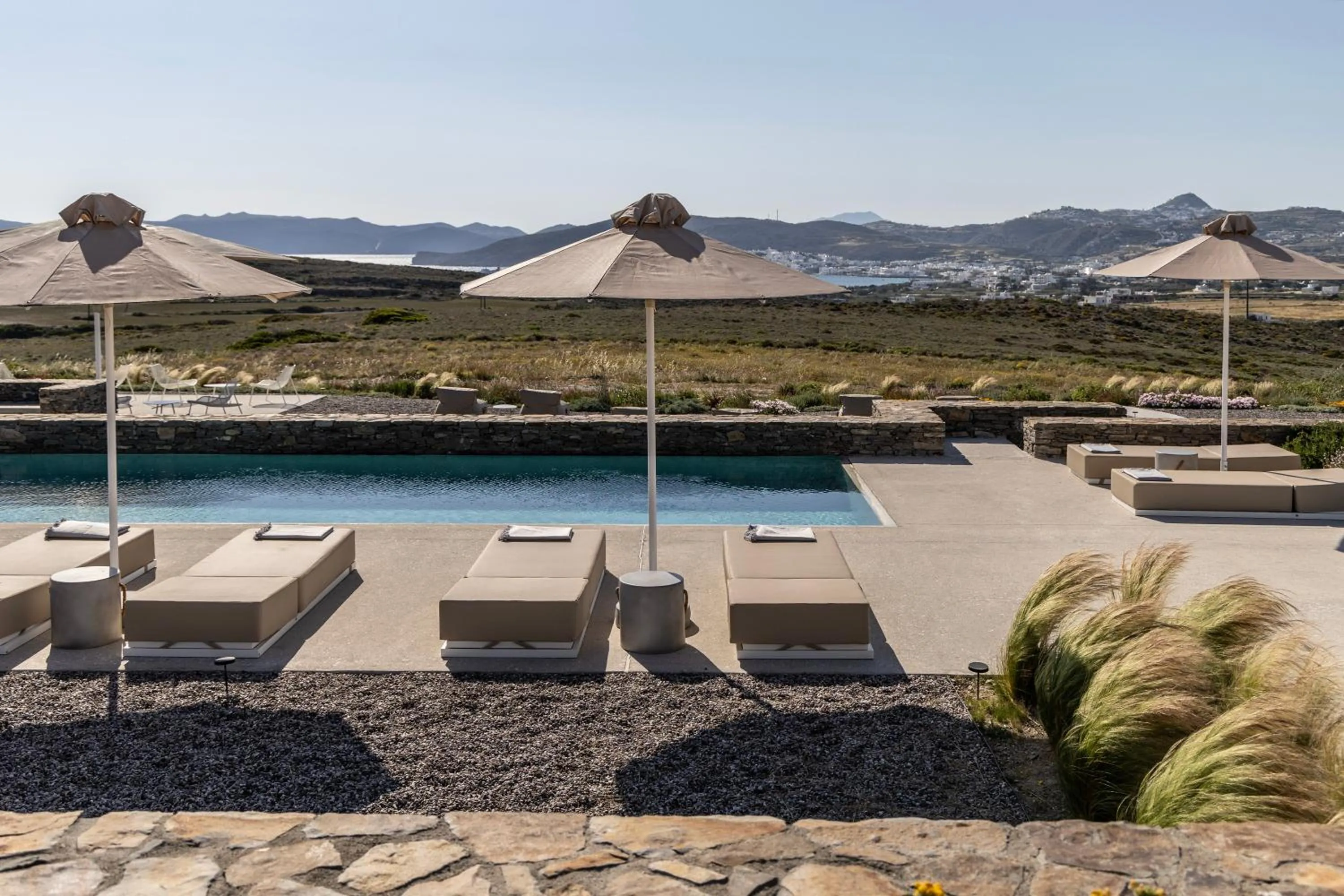 Natural landscape in Korfi de Milo