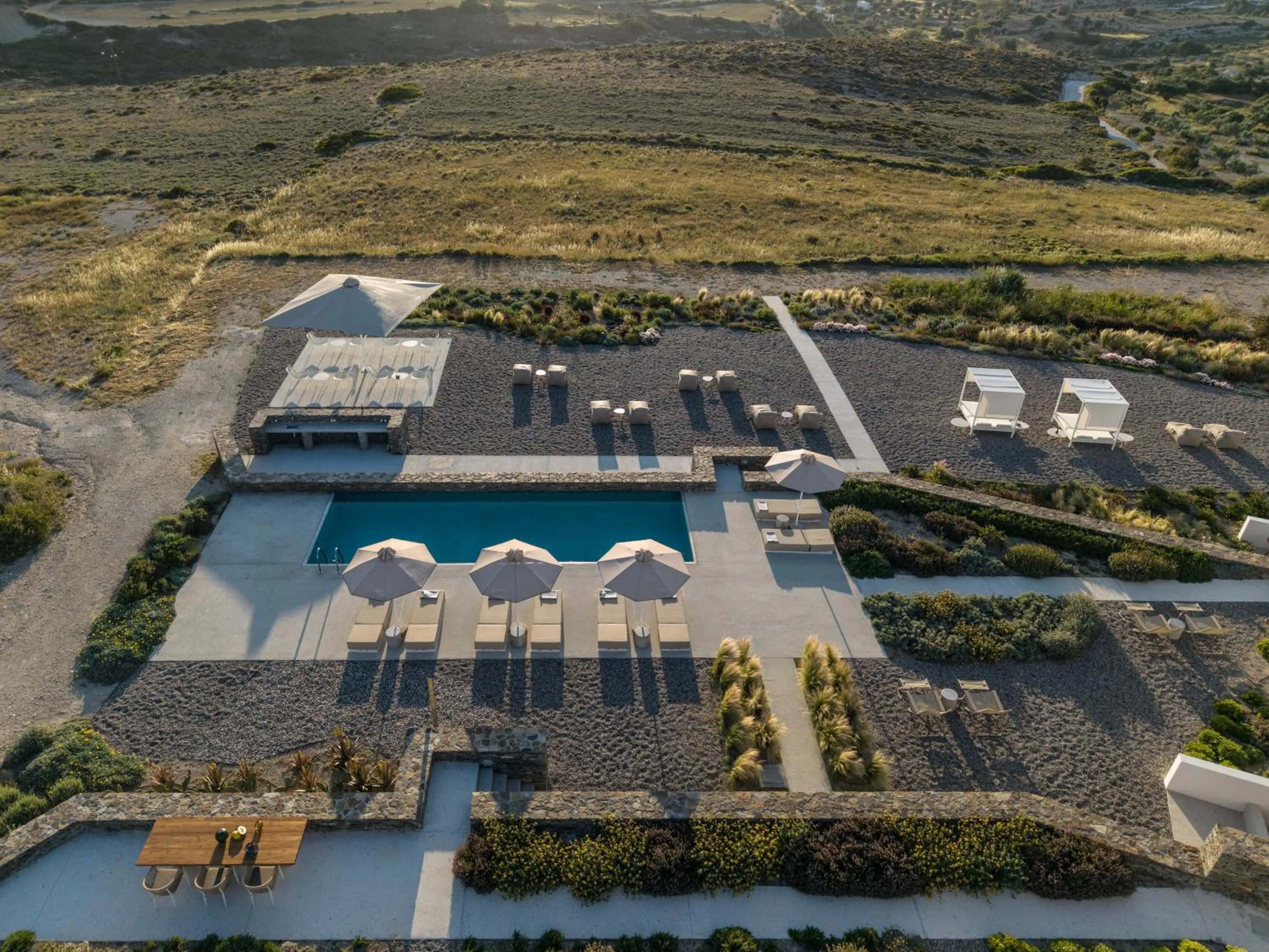 Natural landscape in Korfi de Milo