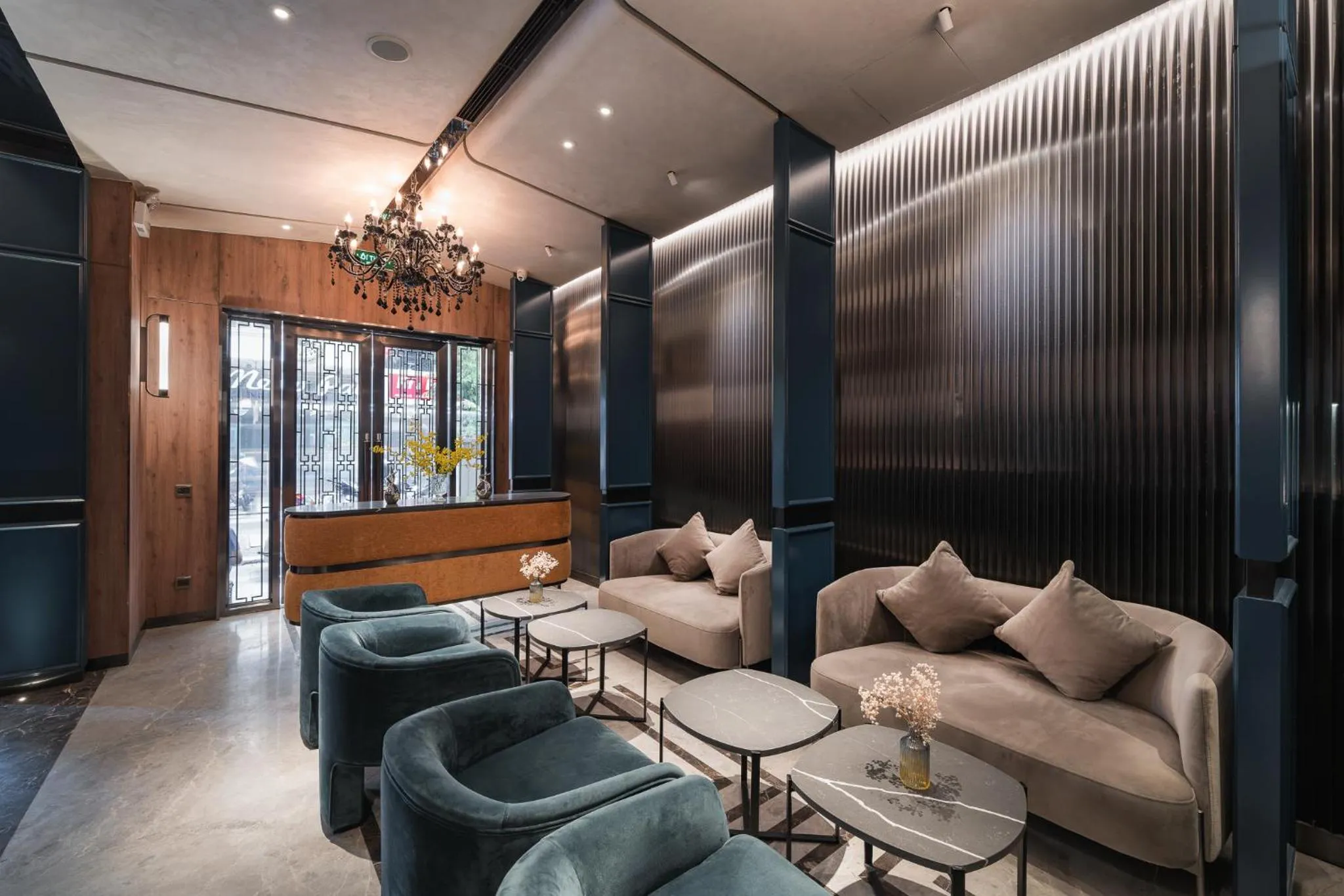 Lobby or reception in La Passion Premium Cau Go