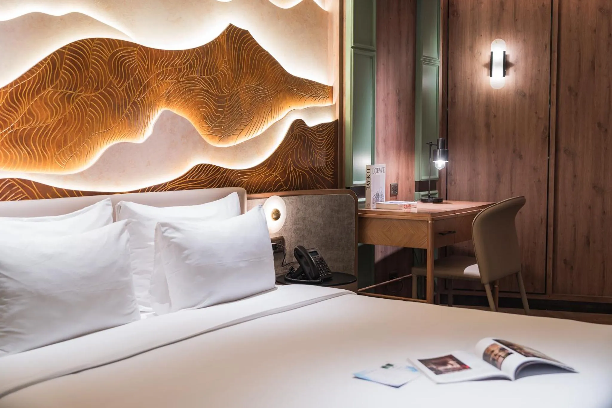 View (from property/room), Bed in La Passion Premium Cau Go