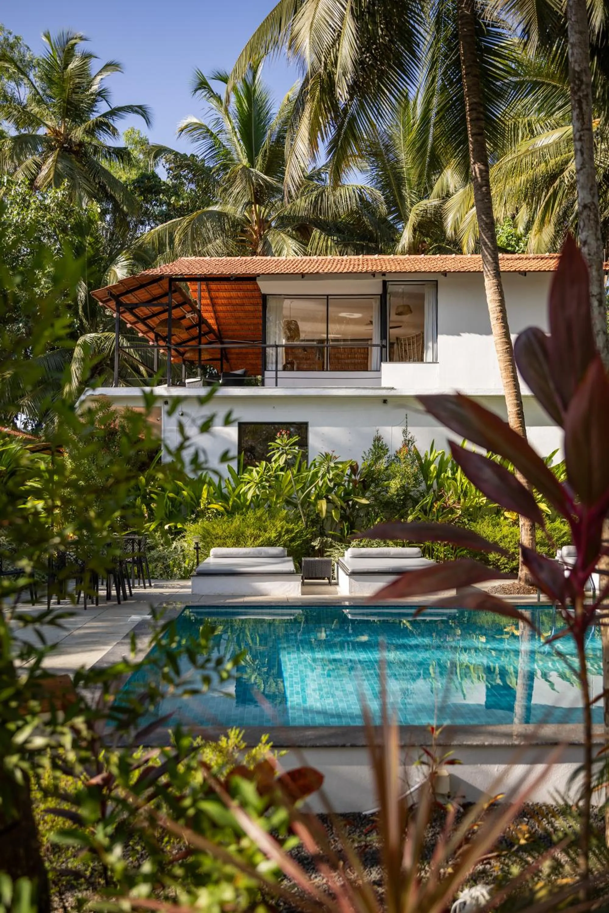 Pool view in Pont Bleu Suites Riverside & Pool