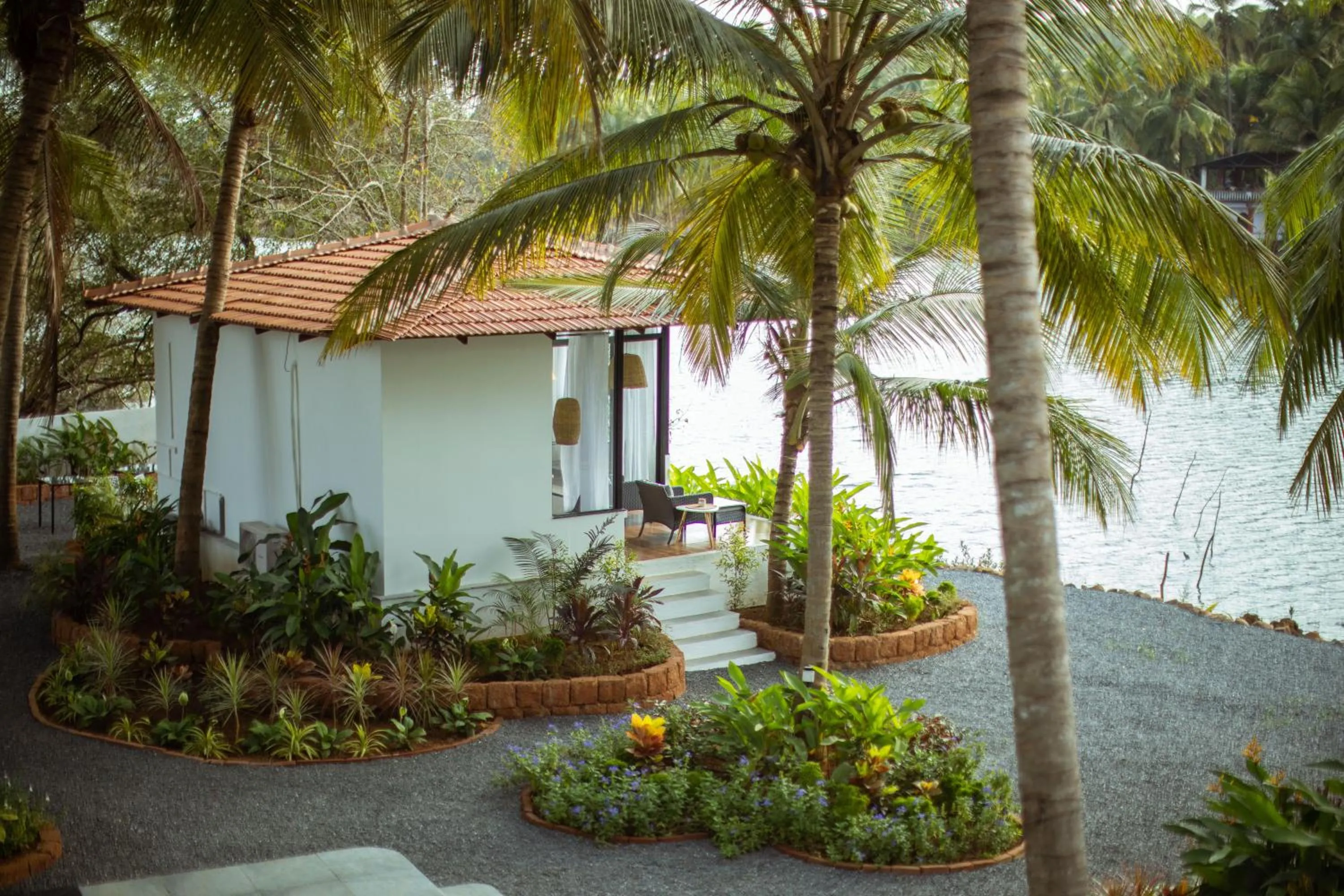 Property building in Pont Bleu Suites Riverside & Pool