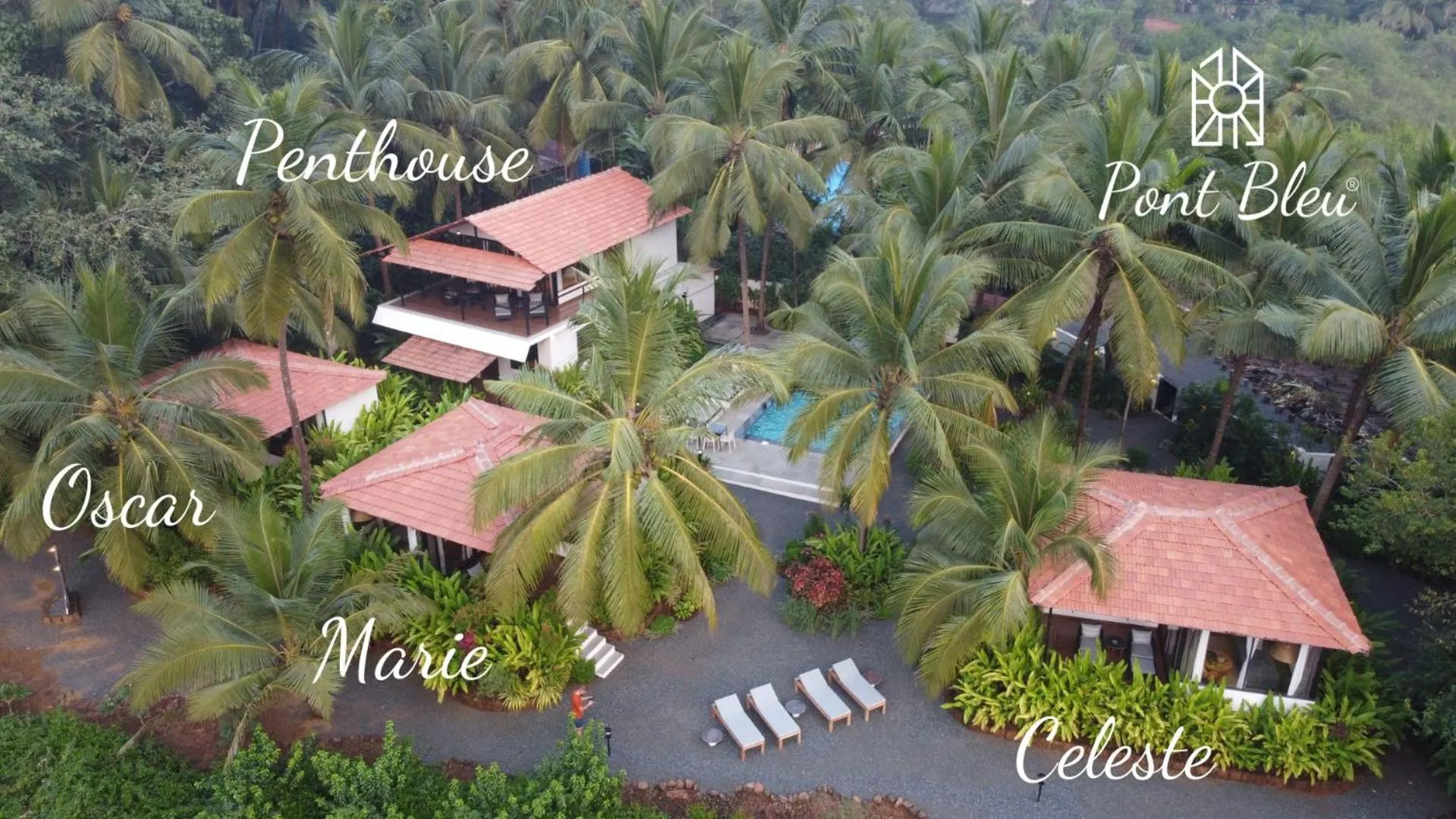 Property building in Pont Bleu Suites Riverside & Pool