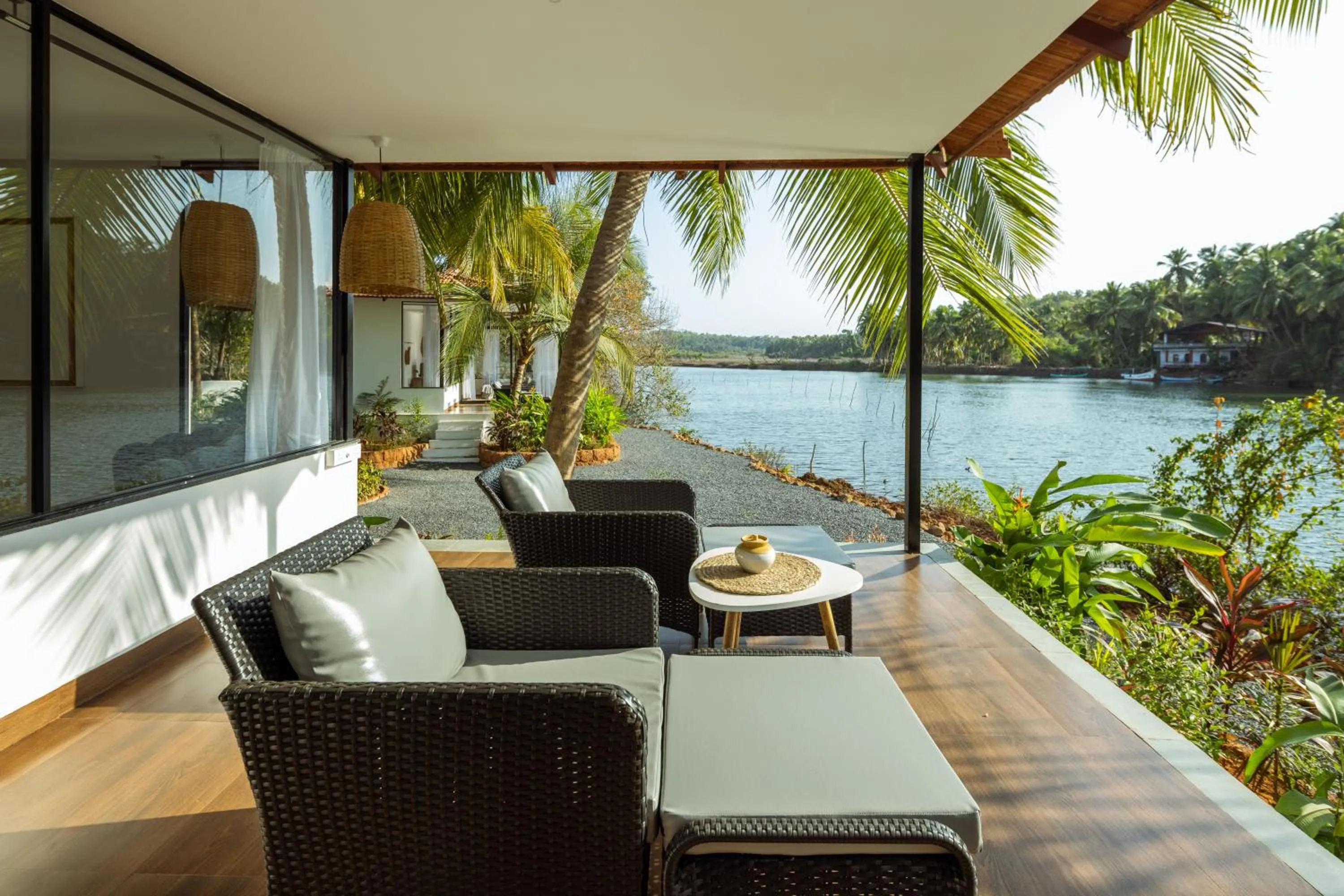 River view in Pont Bleu Suites Riverside & Pool