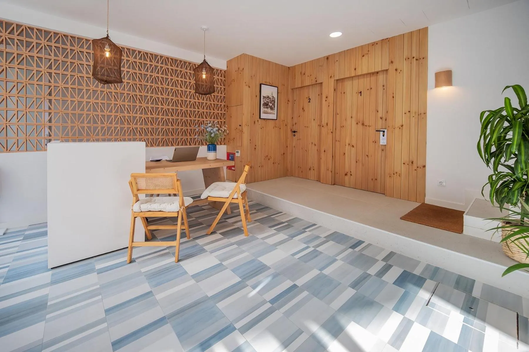 Lobby or reception in HOTEL BINI