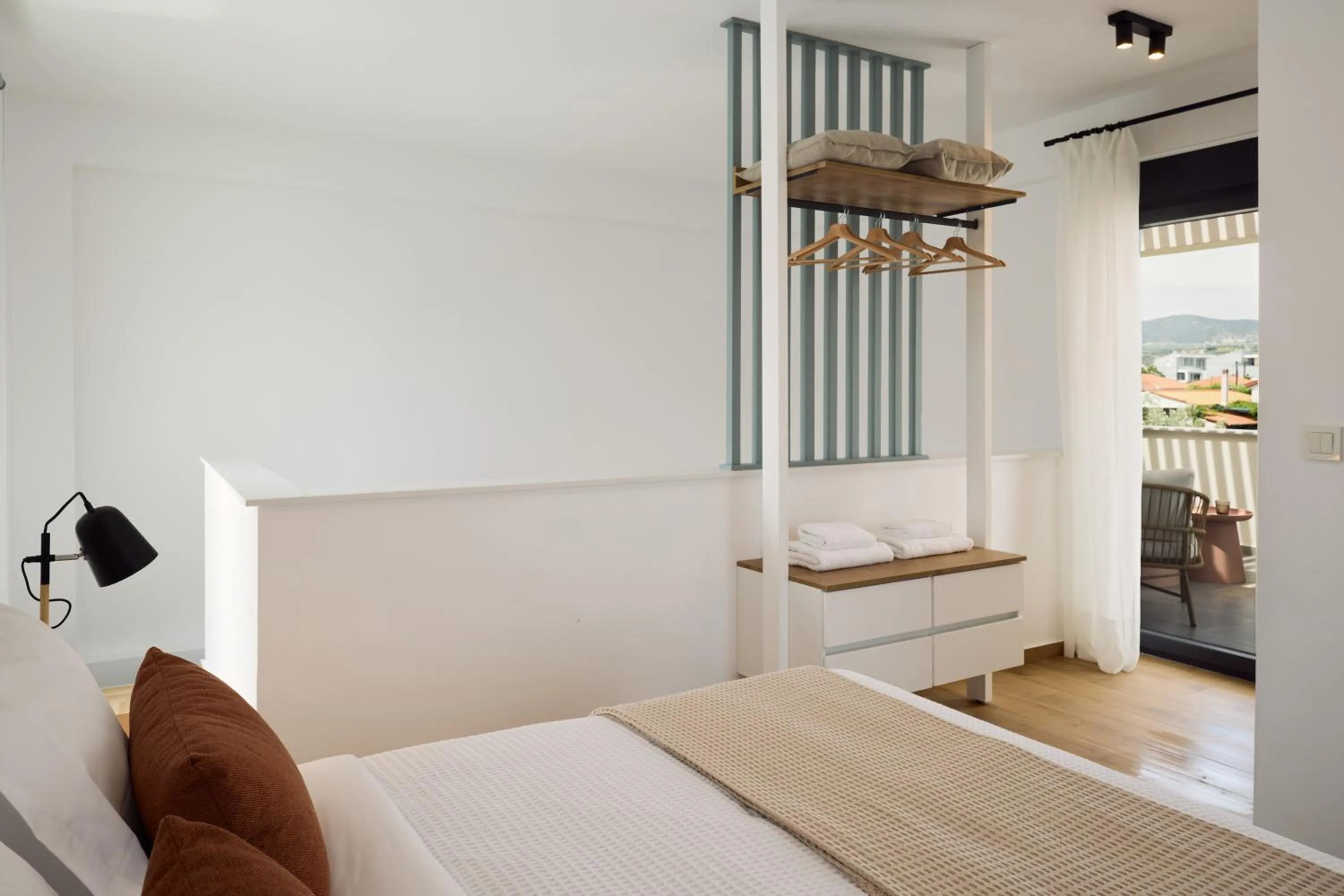 Bed in Argilos & Argilos Deluxe Residential Complexes