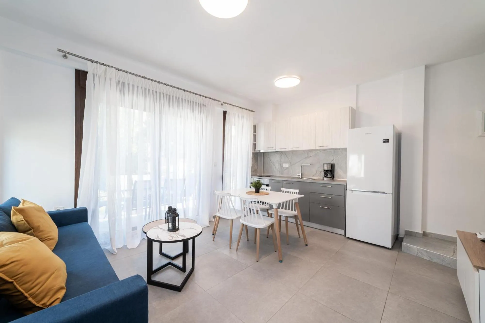 Living room in Argilos & Argilos Deluxe Residential Complexes