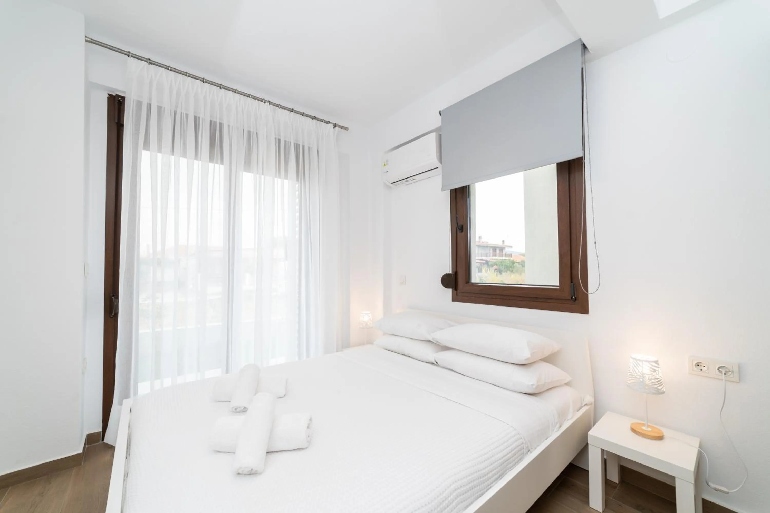 Bedroom, Bed in Argilos & Argilos Deluxe Residential Complexes