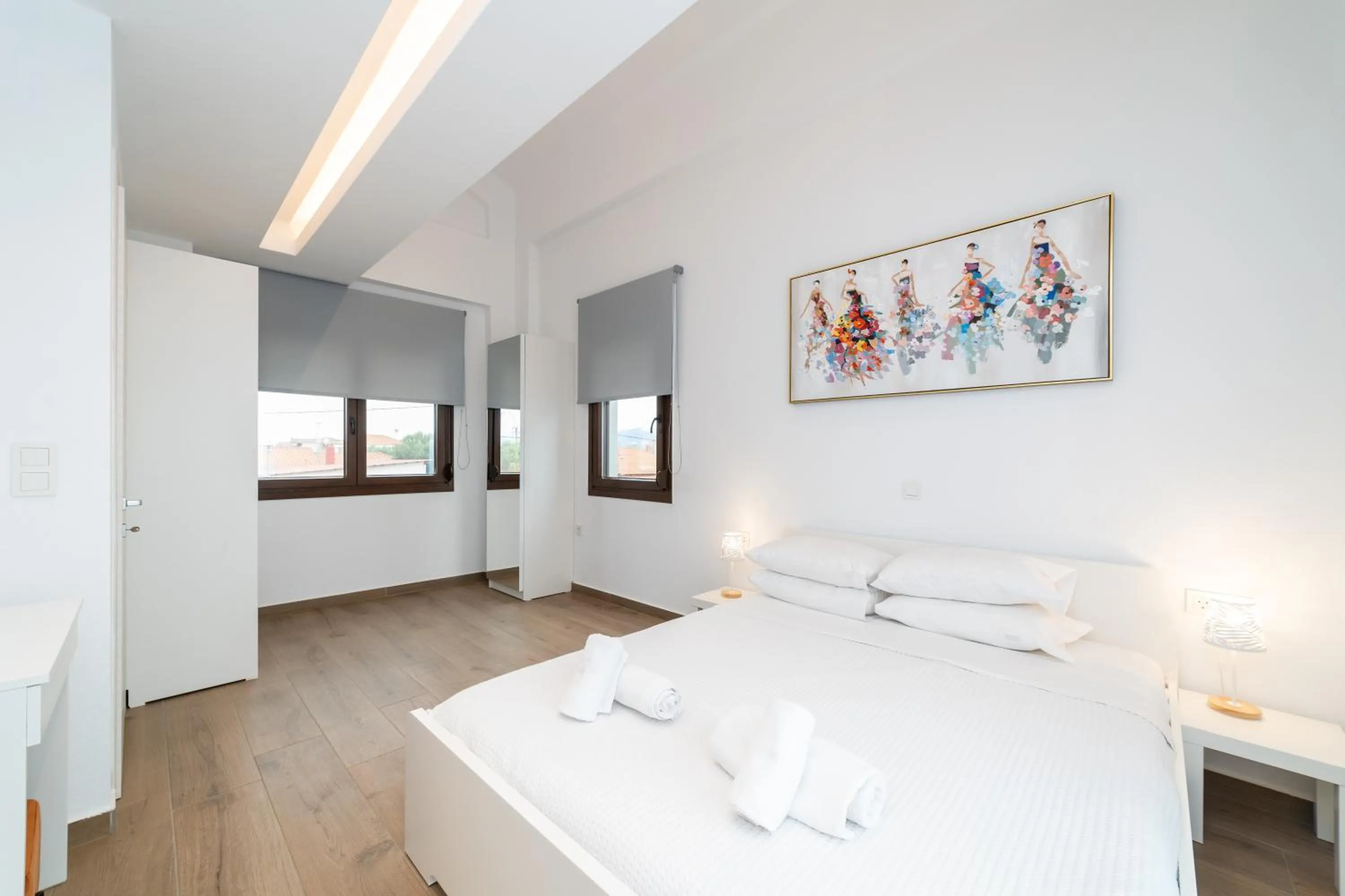 Bedroom, Bed in Argilos & Argilos Deluxe Residential Complexes