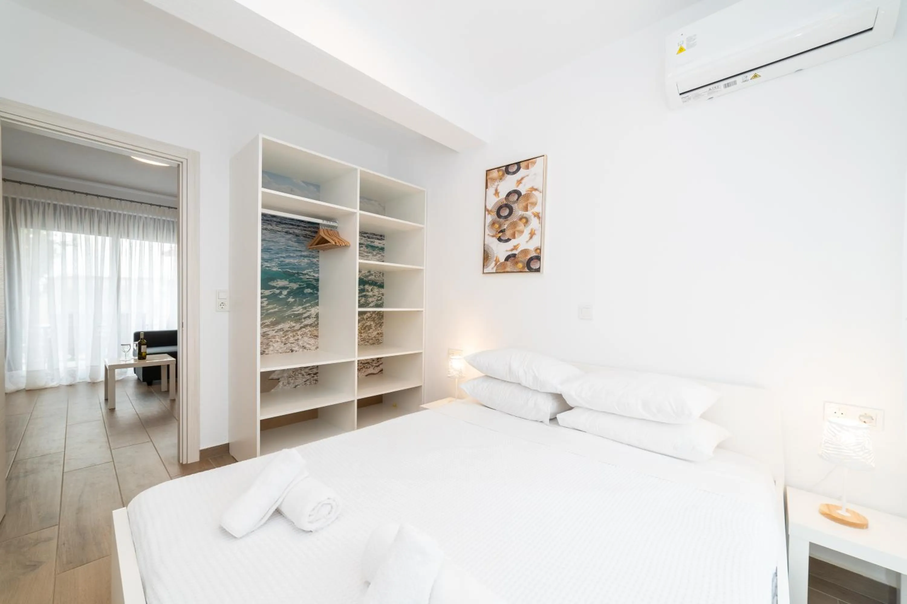 Bedroom, Bed in Argilos & Argilos Deluxe Residential Complexes