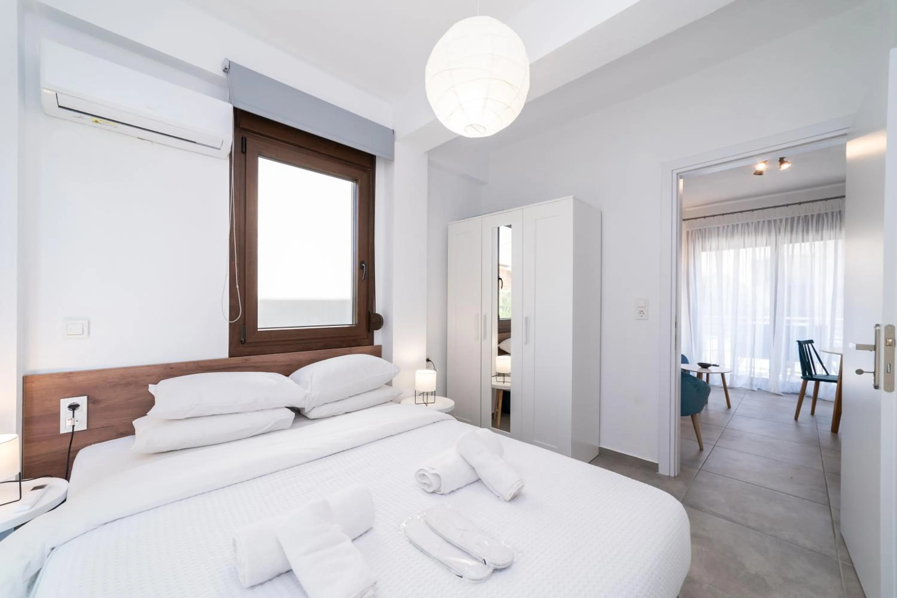 Bed in Argilos & Argilos Deluxe Residential Complexes