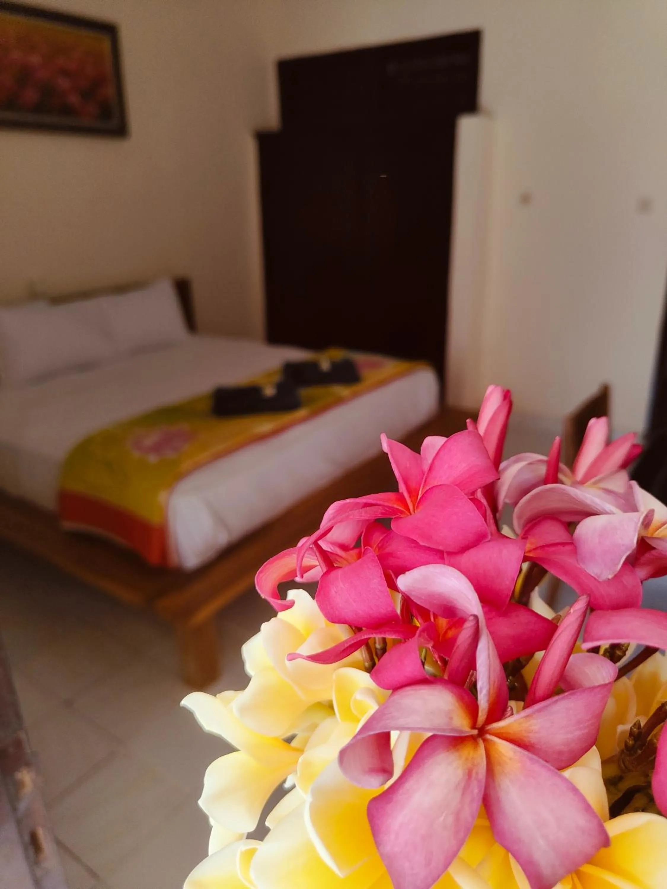 Bed in Berlian Inn Kuta Beach