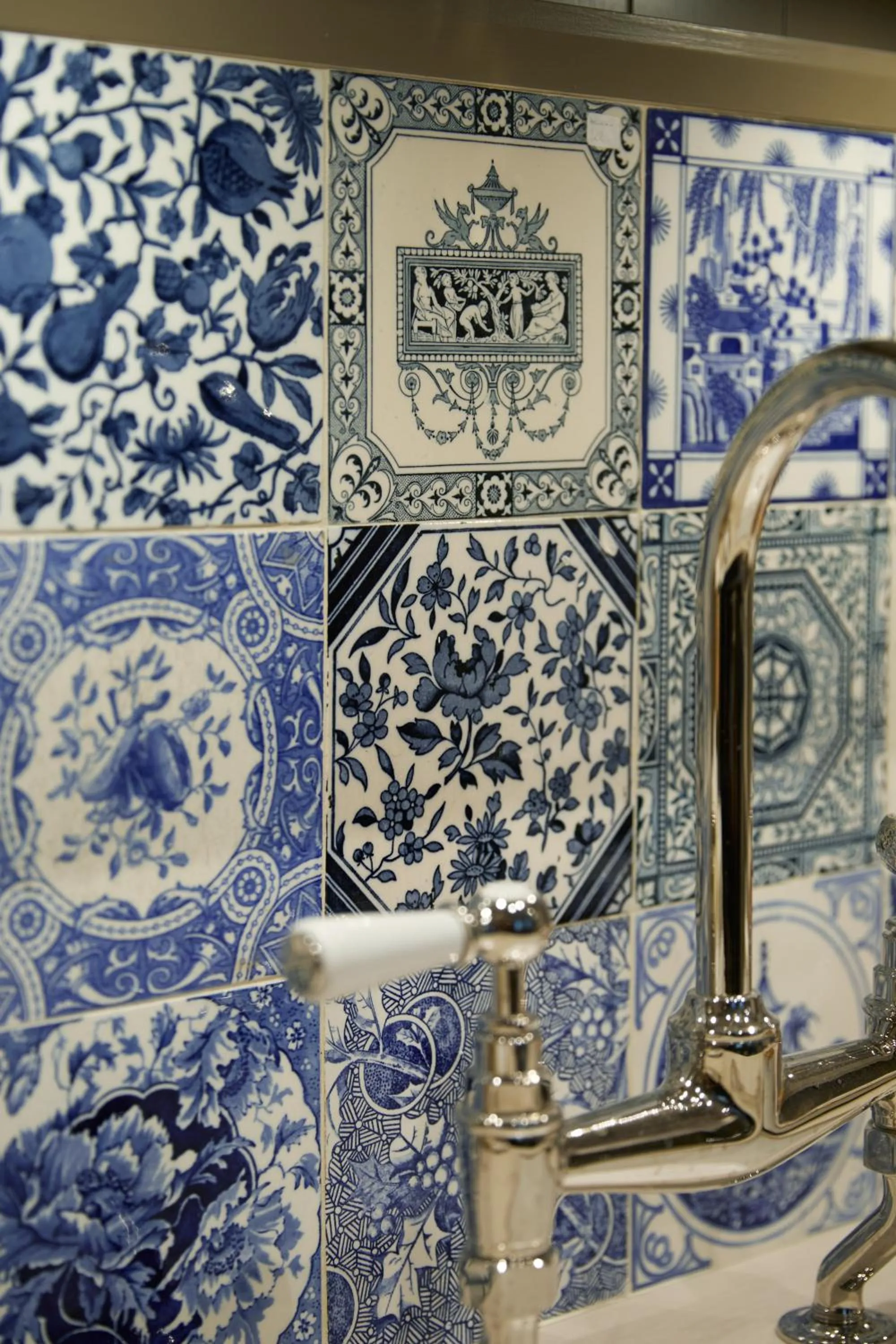 Decorative detail in Henrys Townhouse Marylebone, London