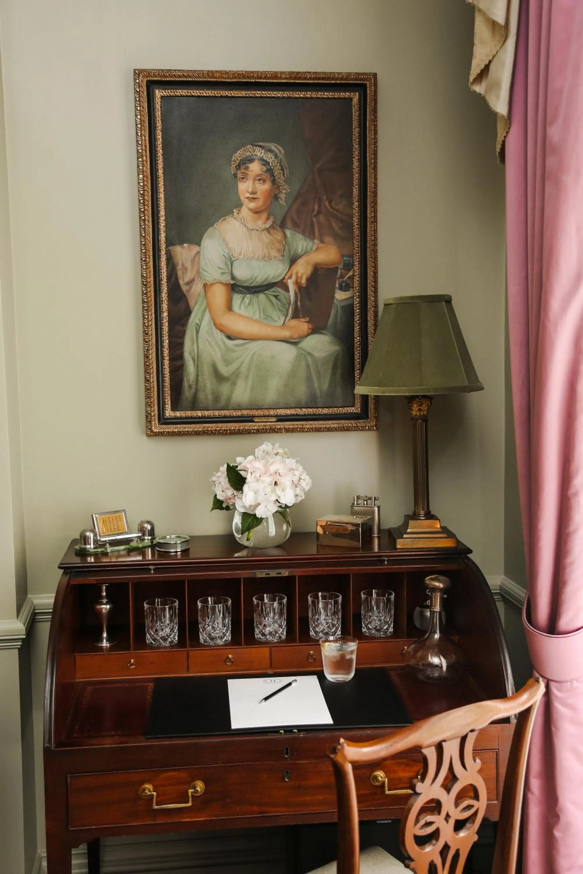 Decorative detail in Henrys Townhouse Marylebone, London