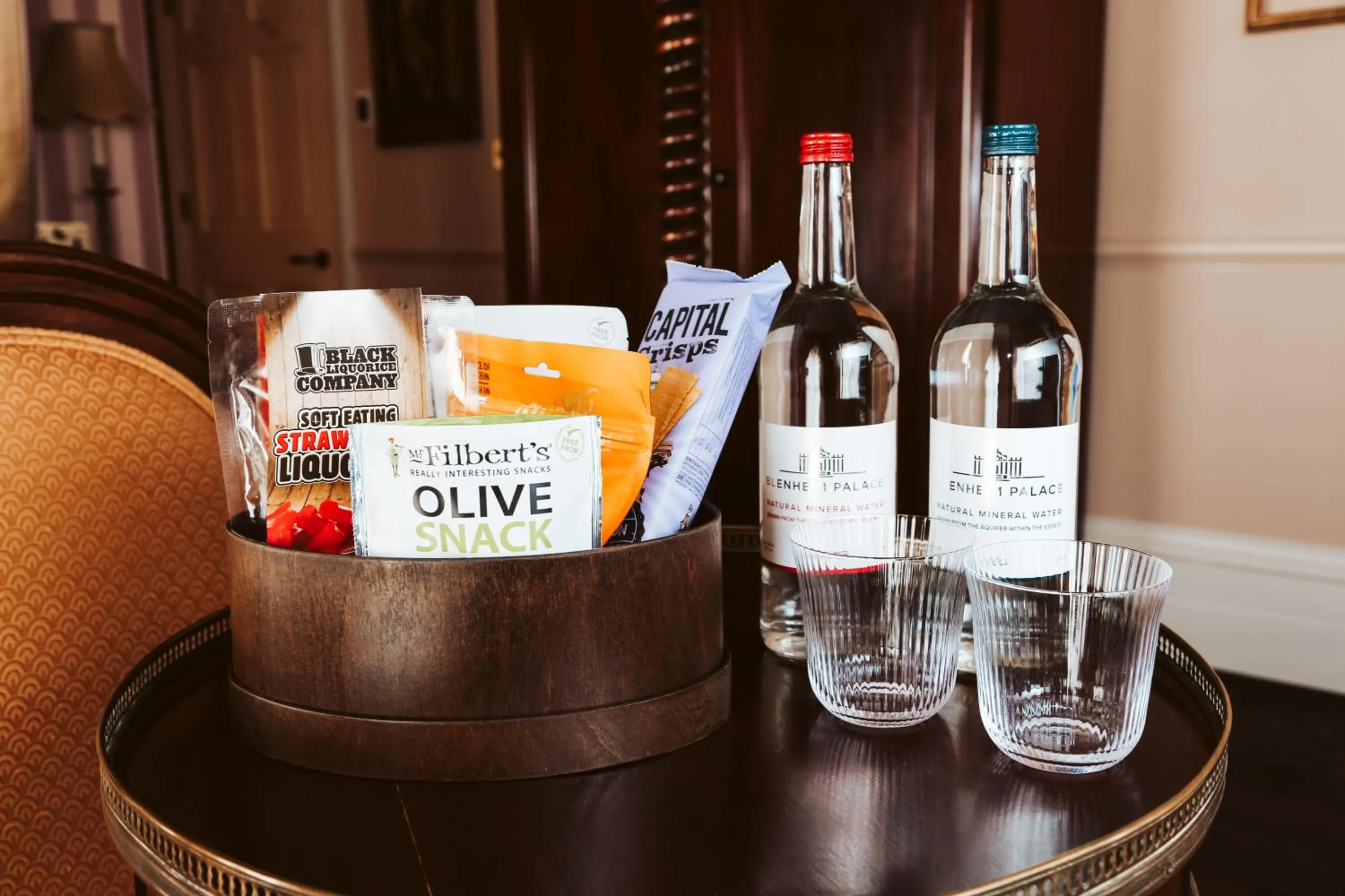 Food and drinks in Henrys Townhouse Marylebone, London