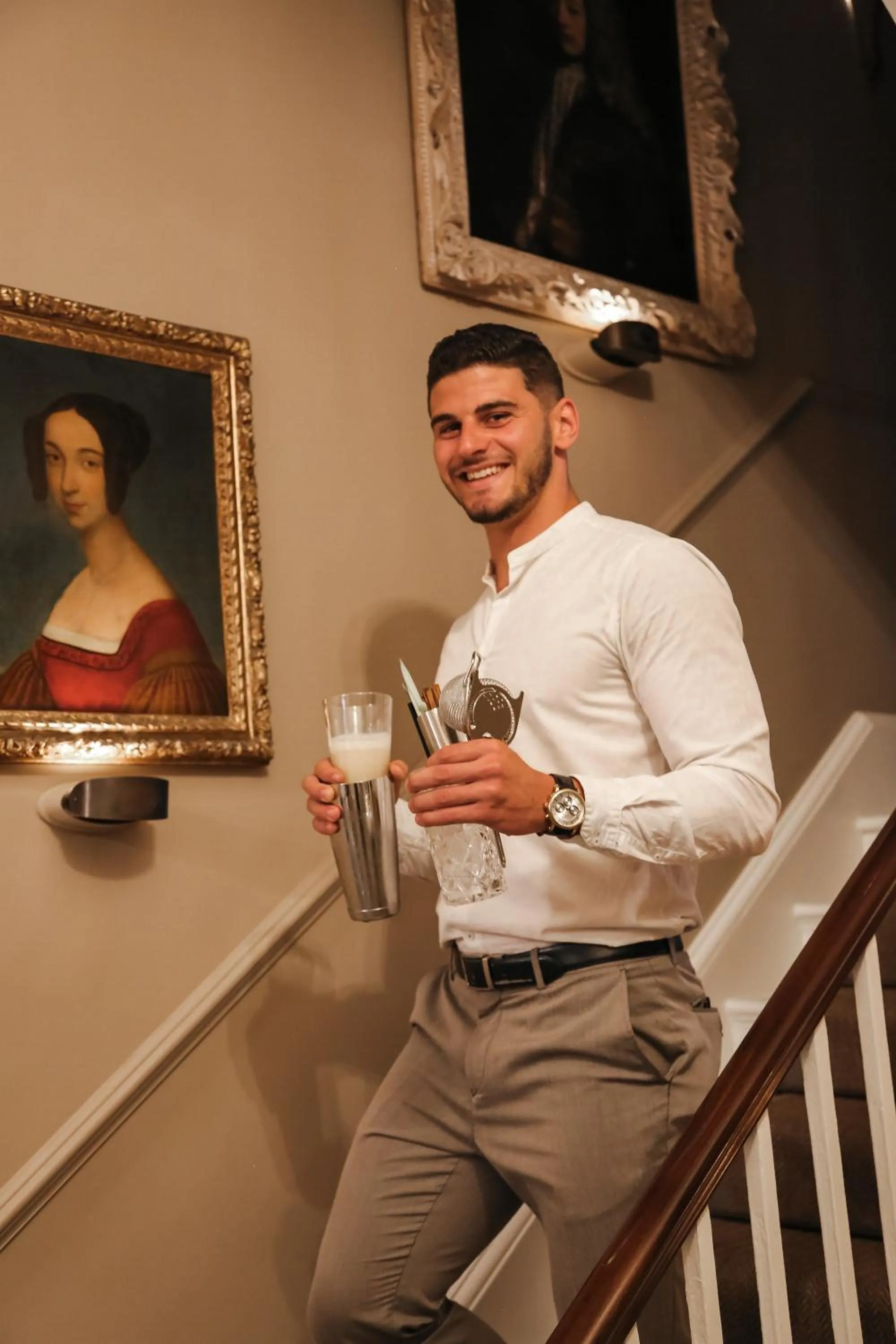 People in Henrys Townhouse Marylebone, London