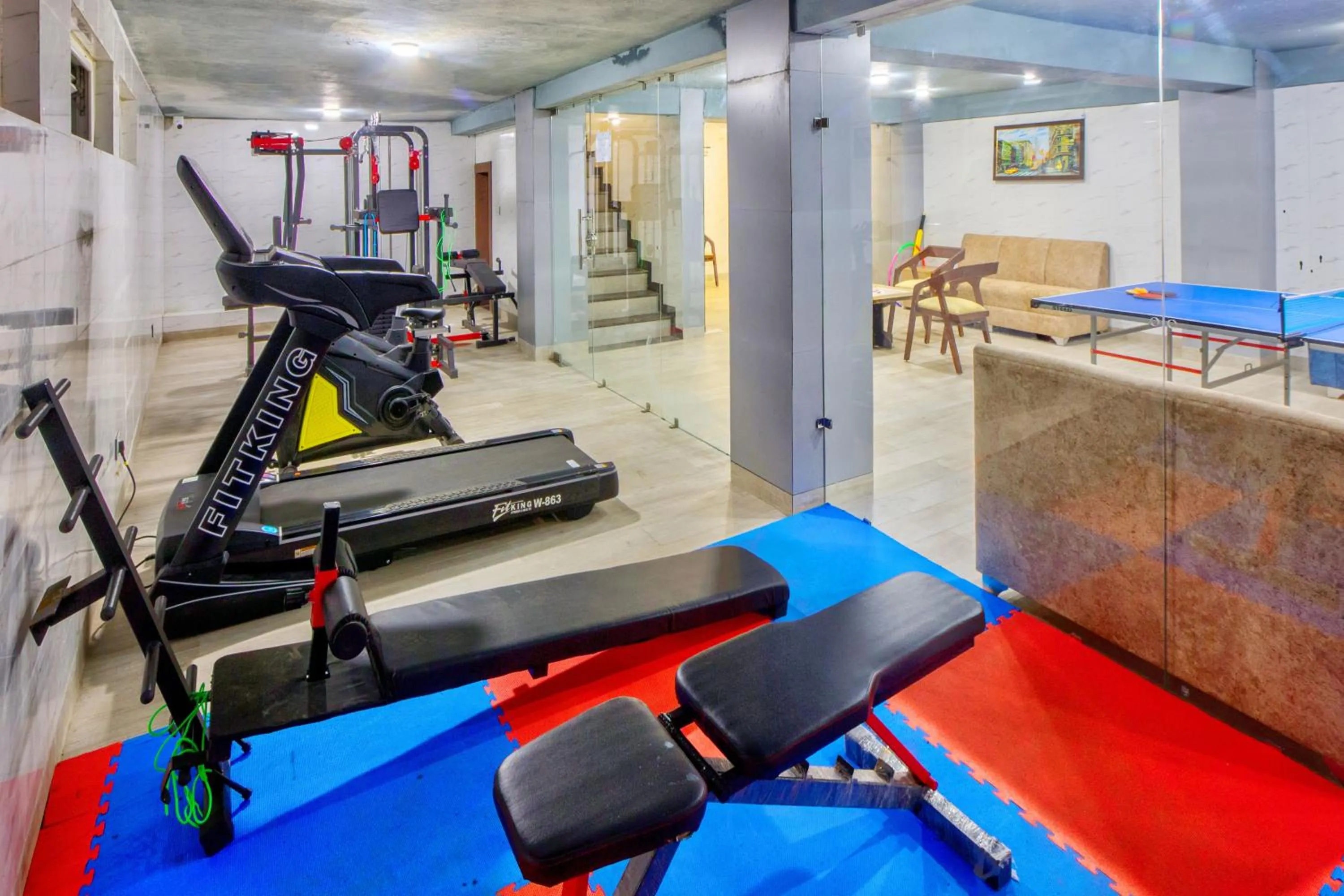 Fitness centre/facilities in Hotel Katson Castle Dharamshala