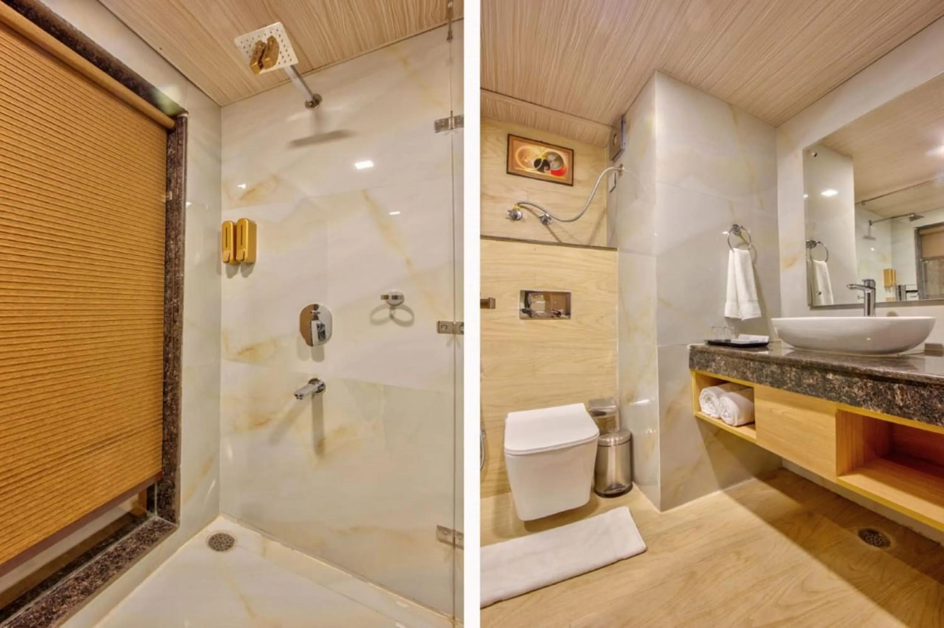 Shower in Hotel Katson Castle Dharamshala