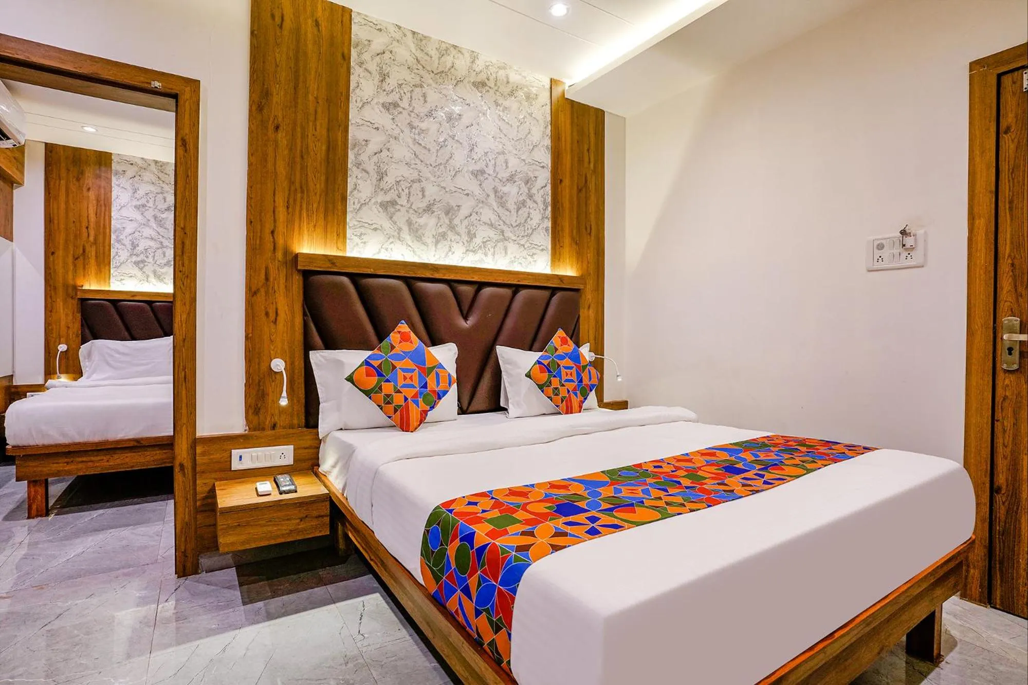 Bedroom in FabHotel Grand Residency