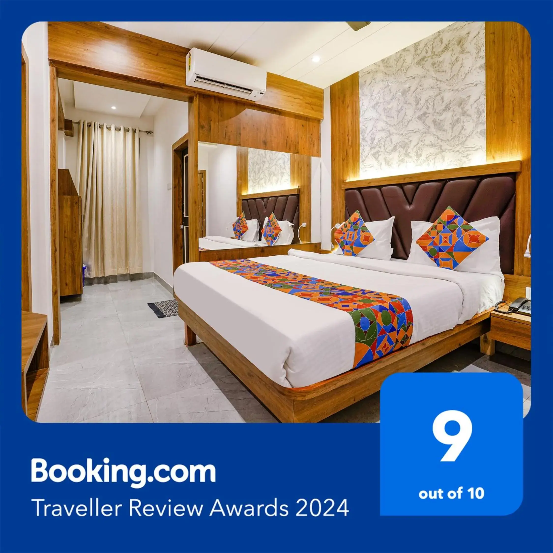 Bed in FabHotel Grand Residency Bed in FabHotel Grand Residency