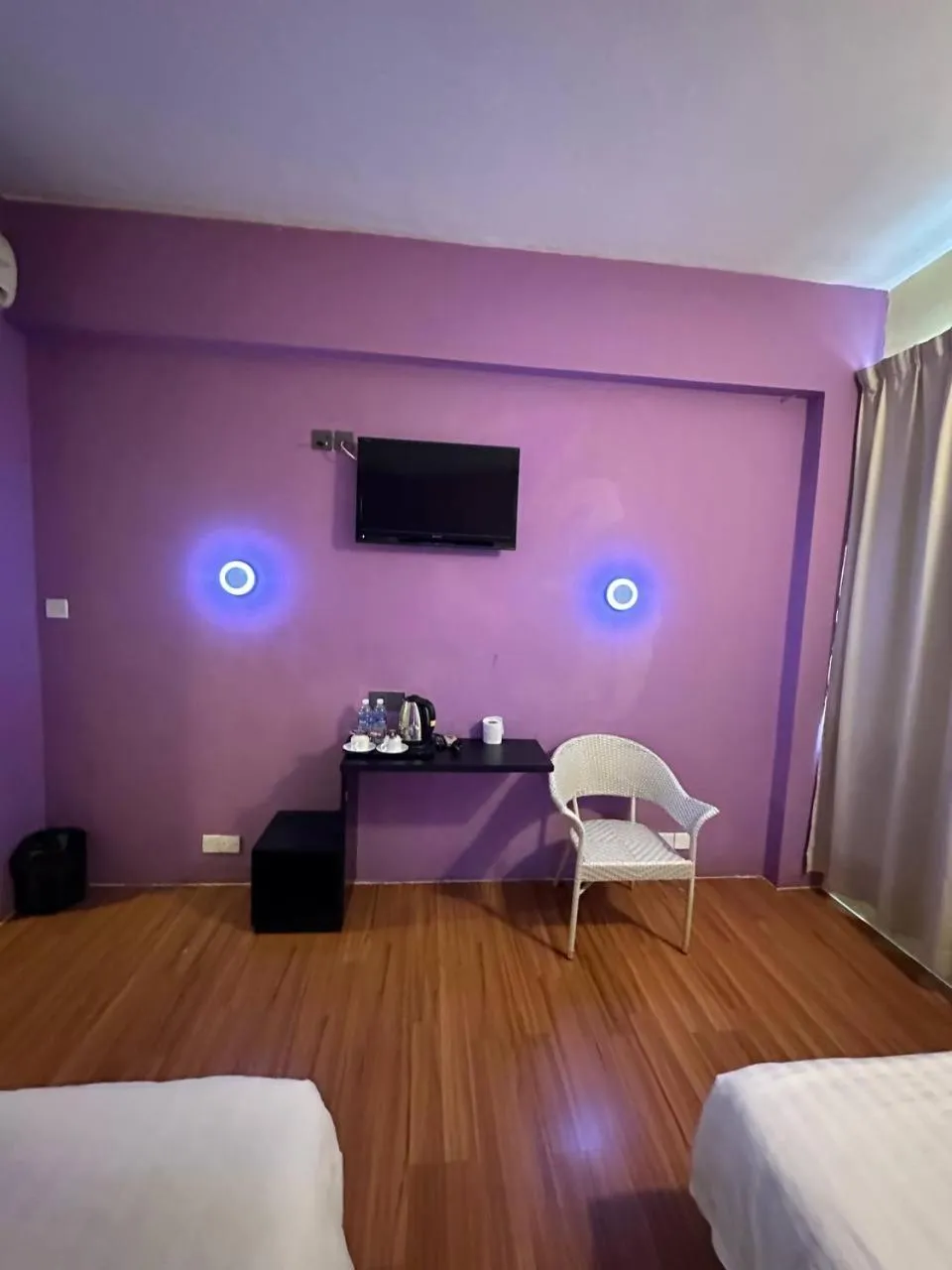 Bed in De Choice Hotel Tawau