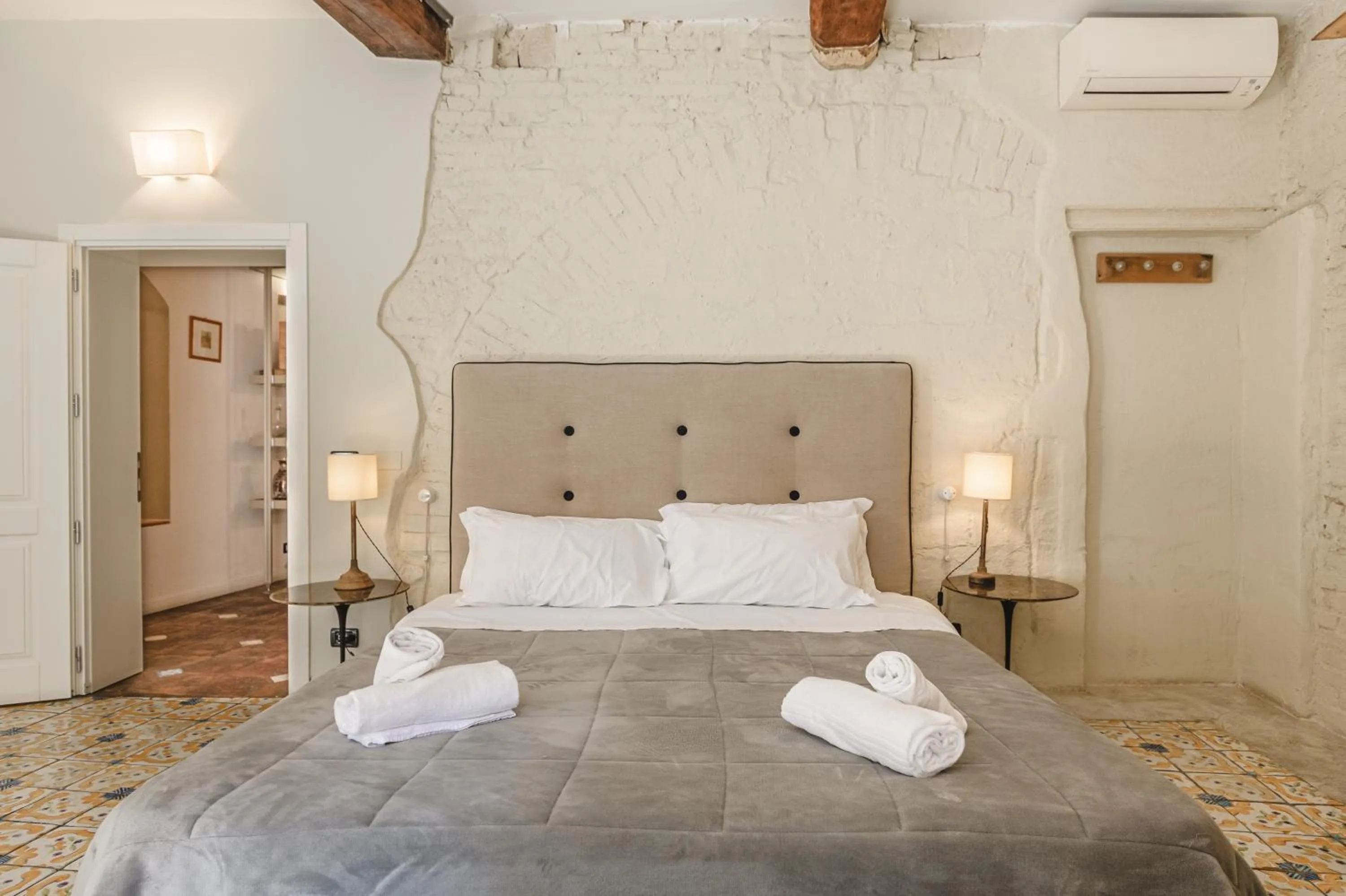 Bed in Il Battistero Siena Residenza d'Epoca