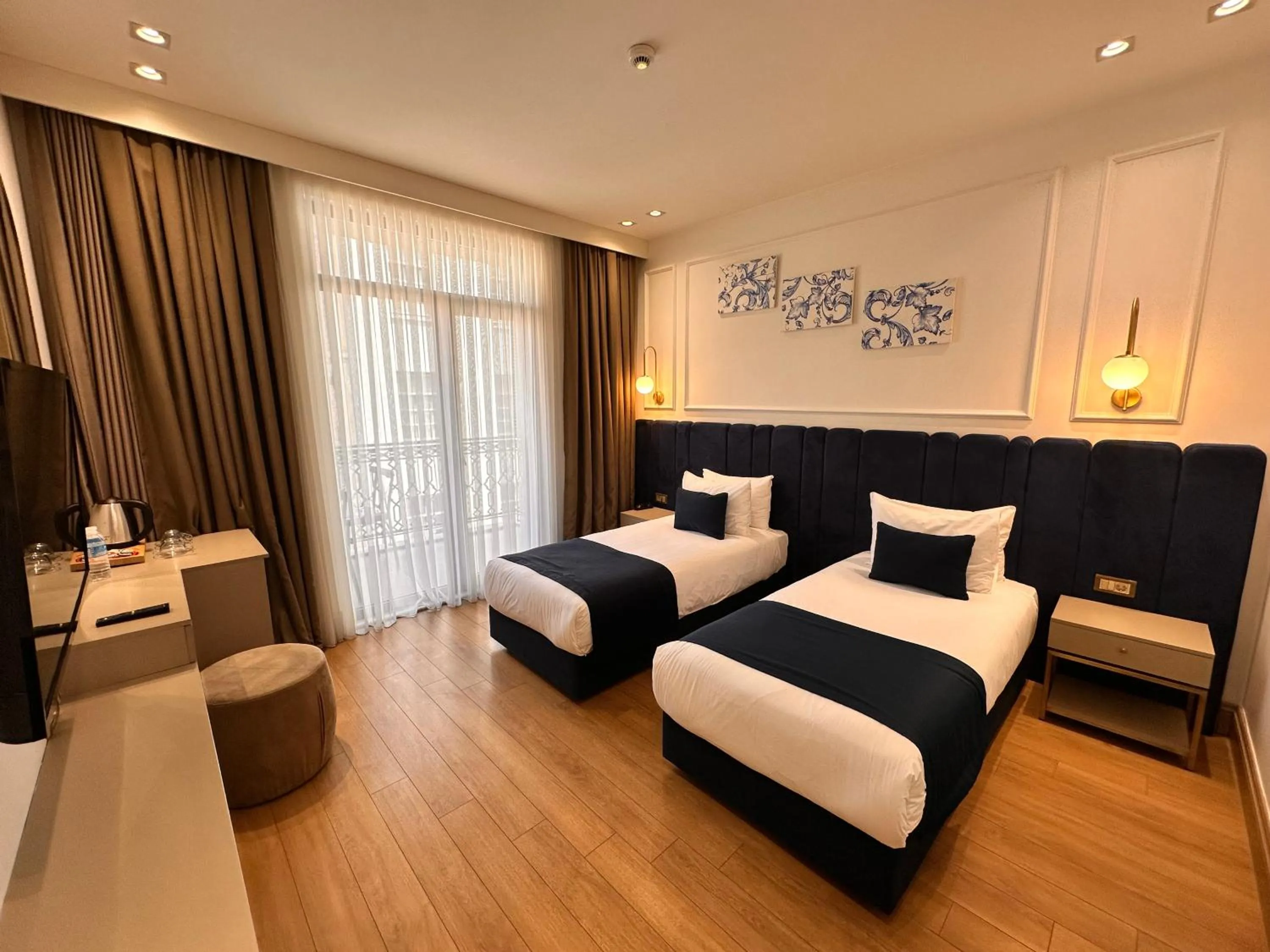 Bed in Taksim Bosphorus Hotel