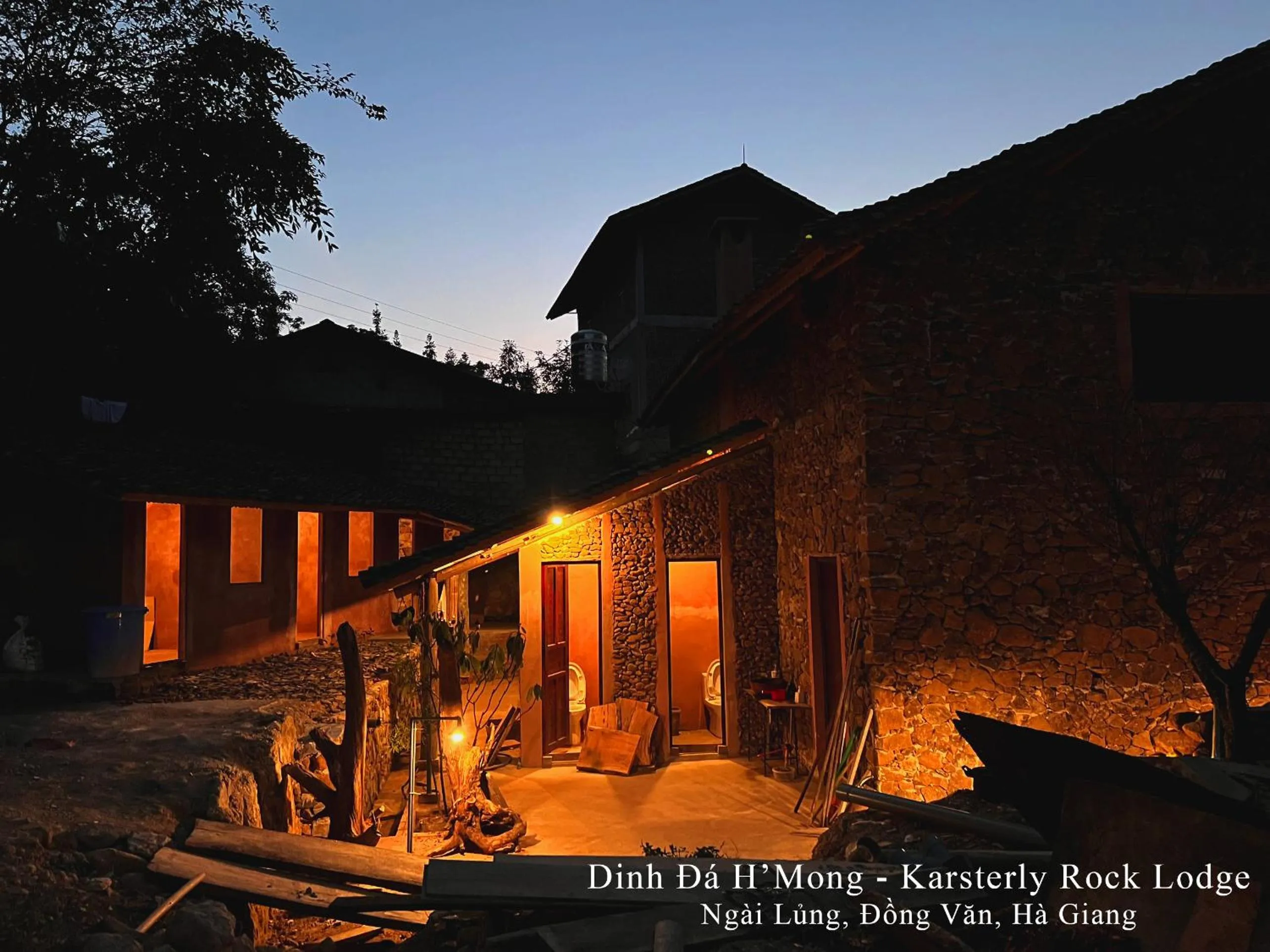 Bathroom in Dinh Đá H'Mông - Karsterly Rock Lodge