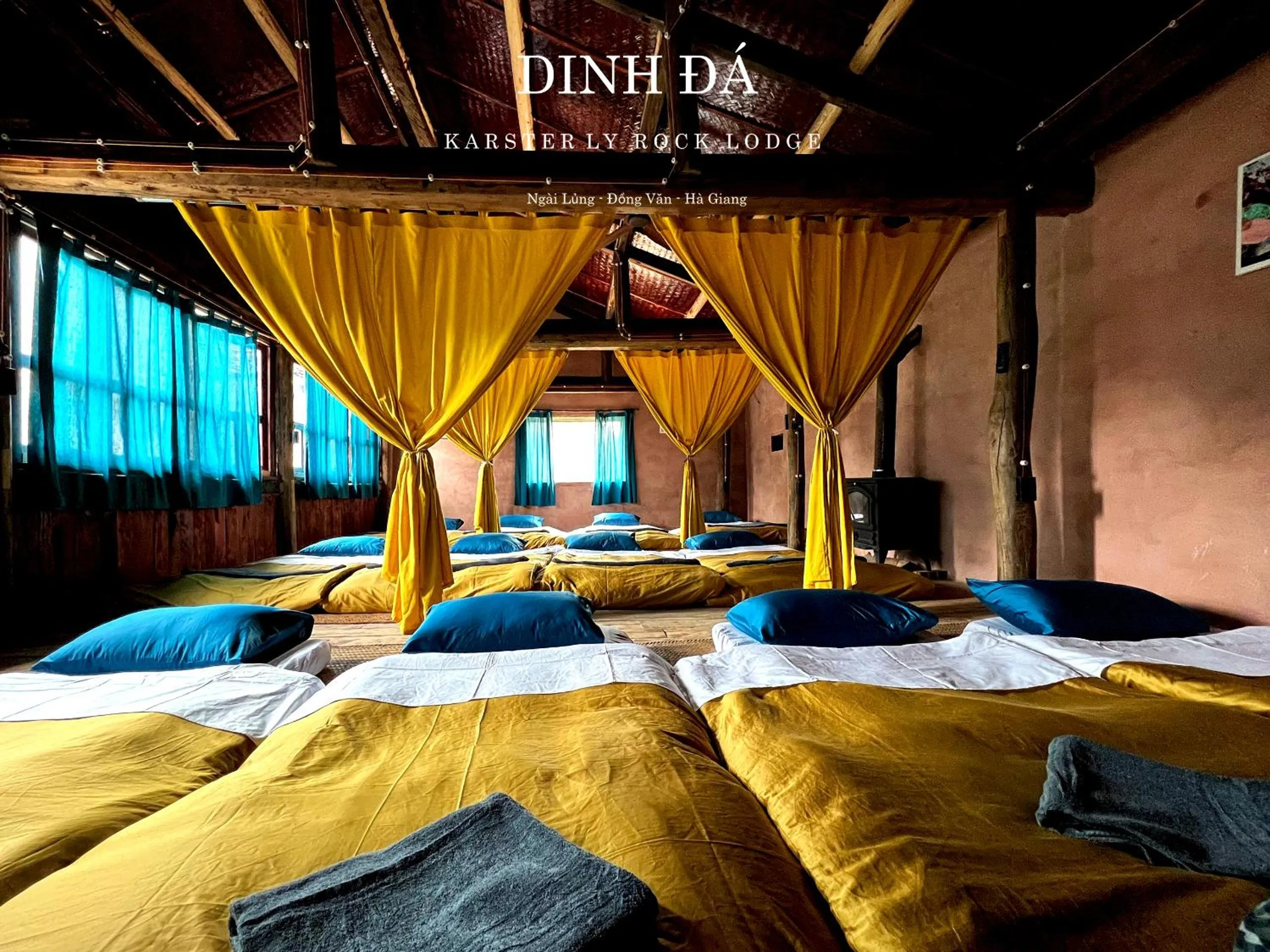 Bed in Dinh Đá H'Mông - Karsterly Rock Lodge