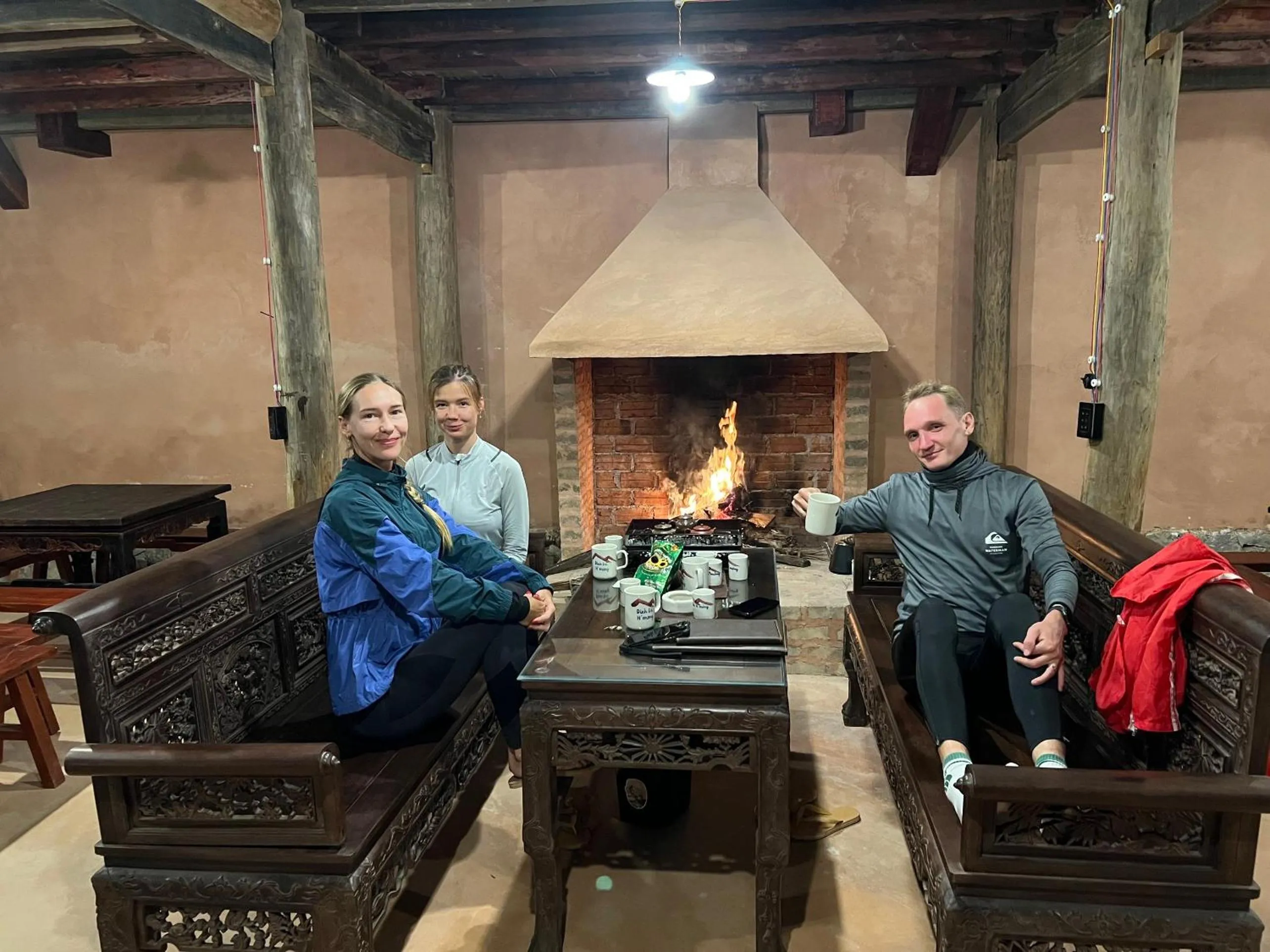 Living room in Dinh Đá H'Mông - Karsterly Rock Lodge