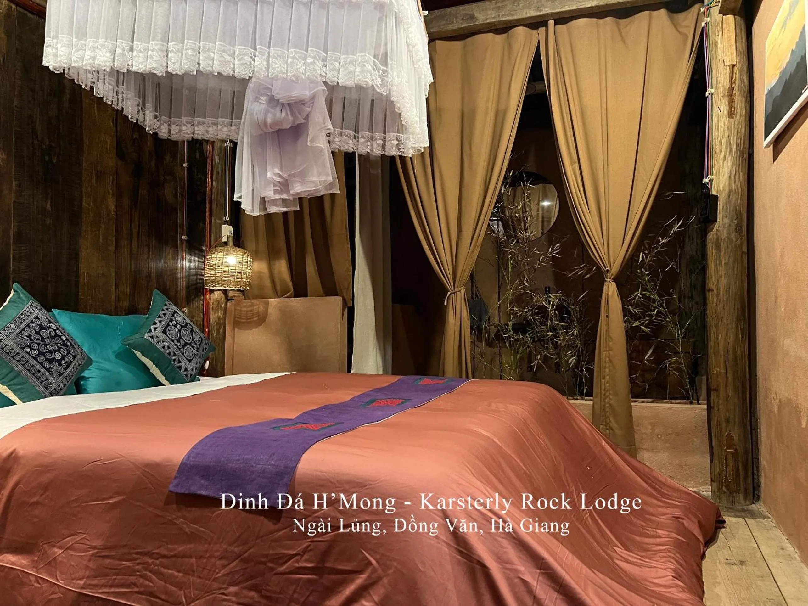 Bed in Dinh Đá H'Mông - Karsterly Rock Lodge