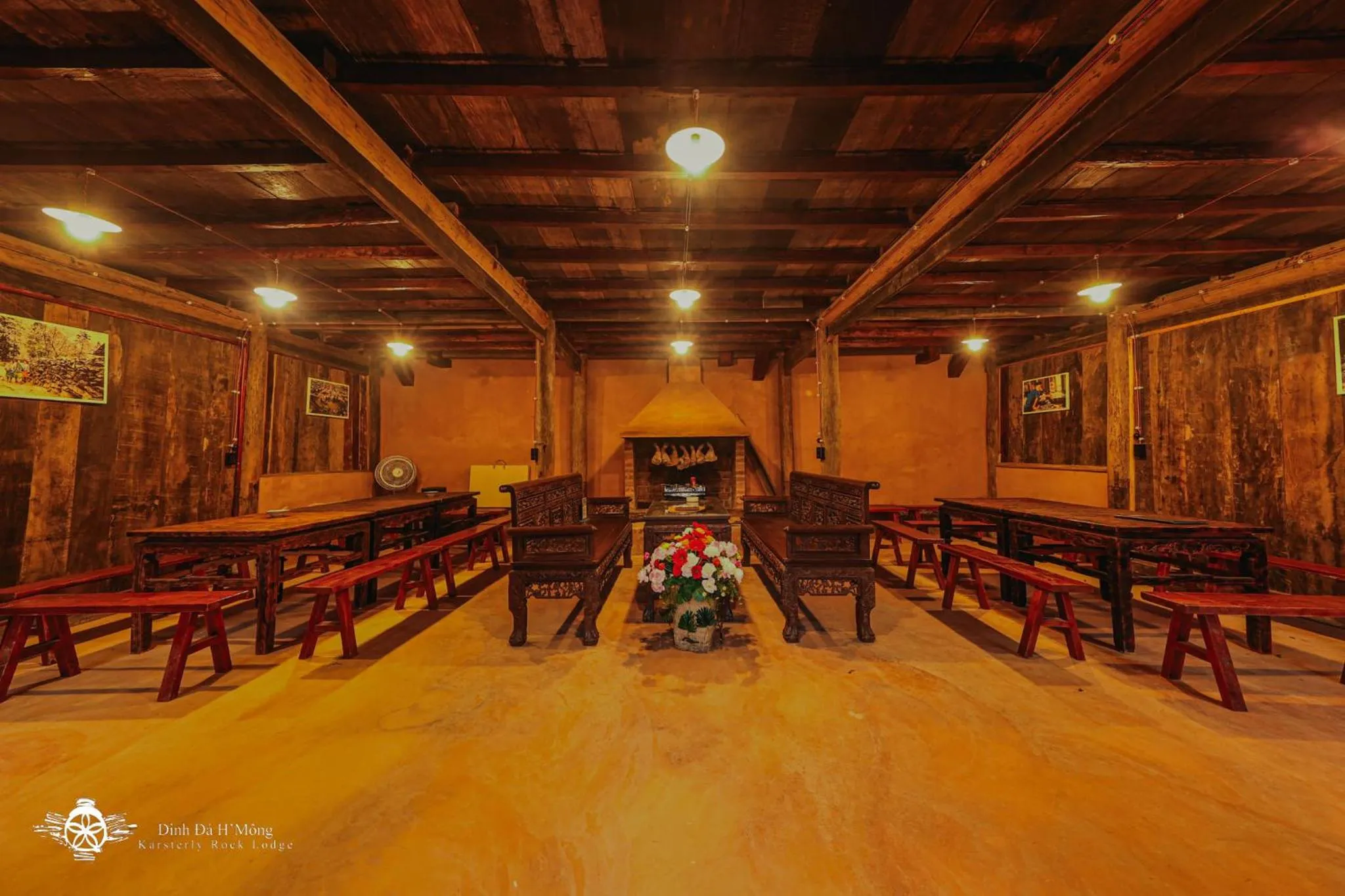 Living room in Dinh Đá H'Mông - Karsterly Rock Lodge