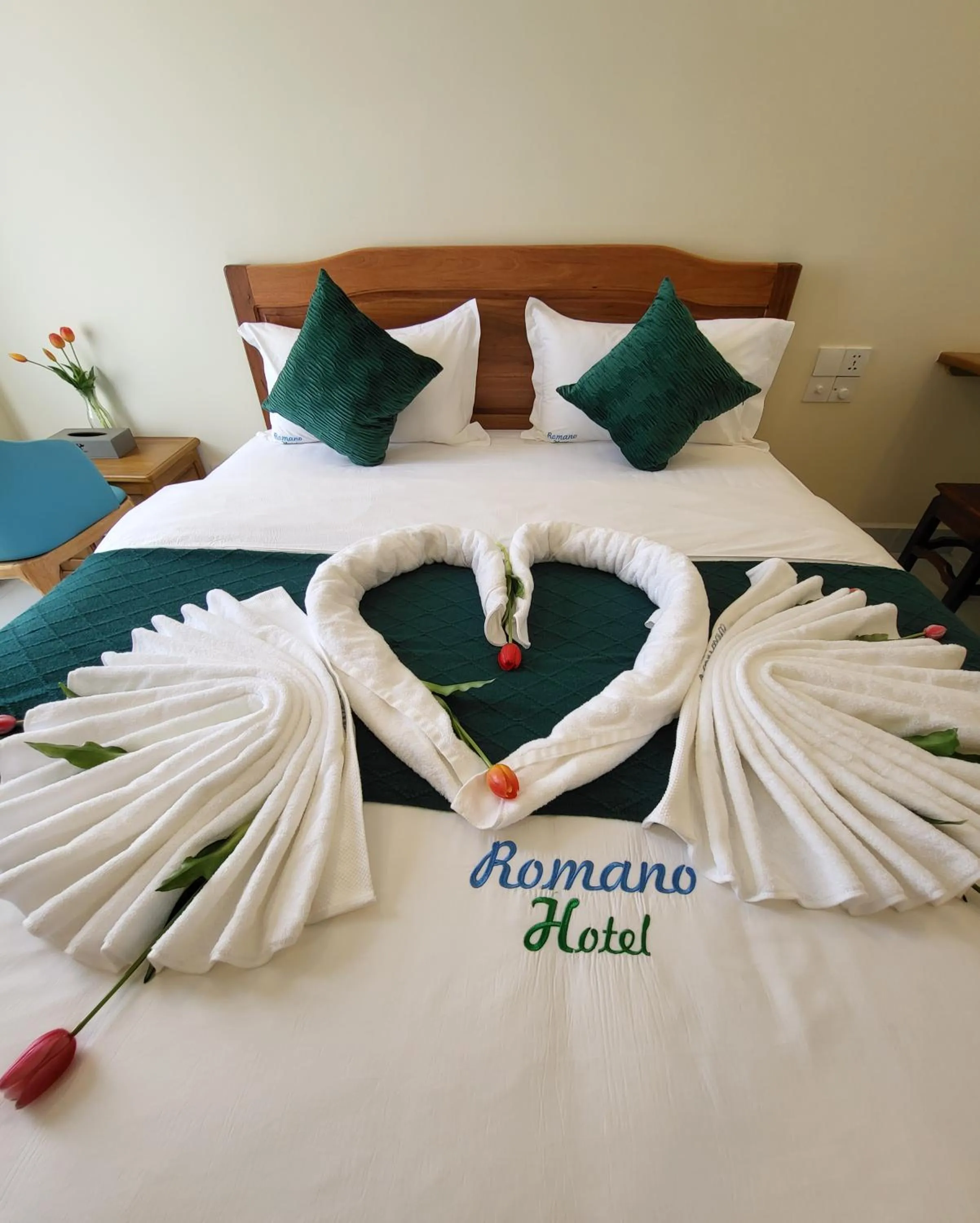 Bed in Romano Hotel