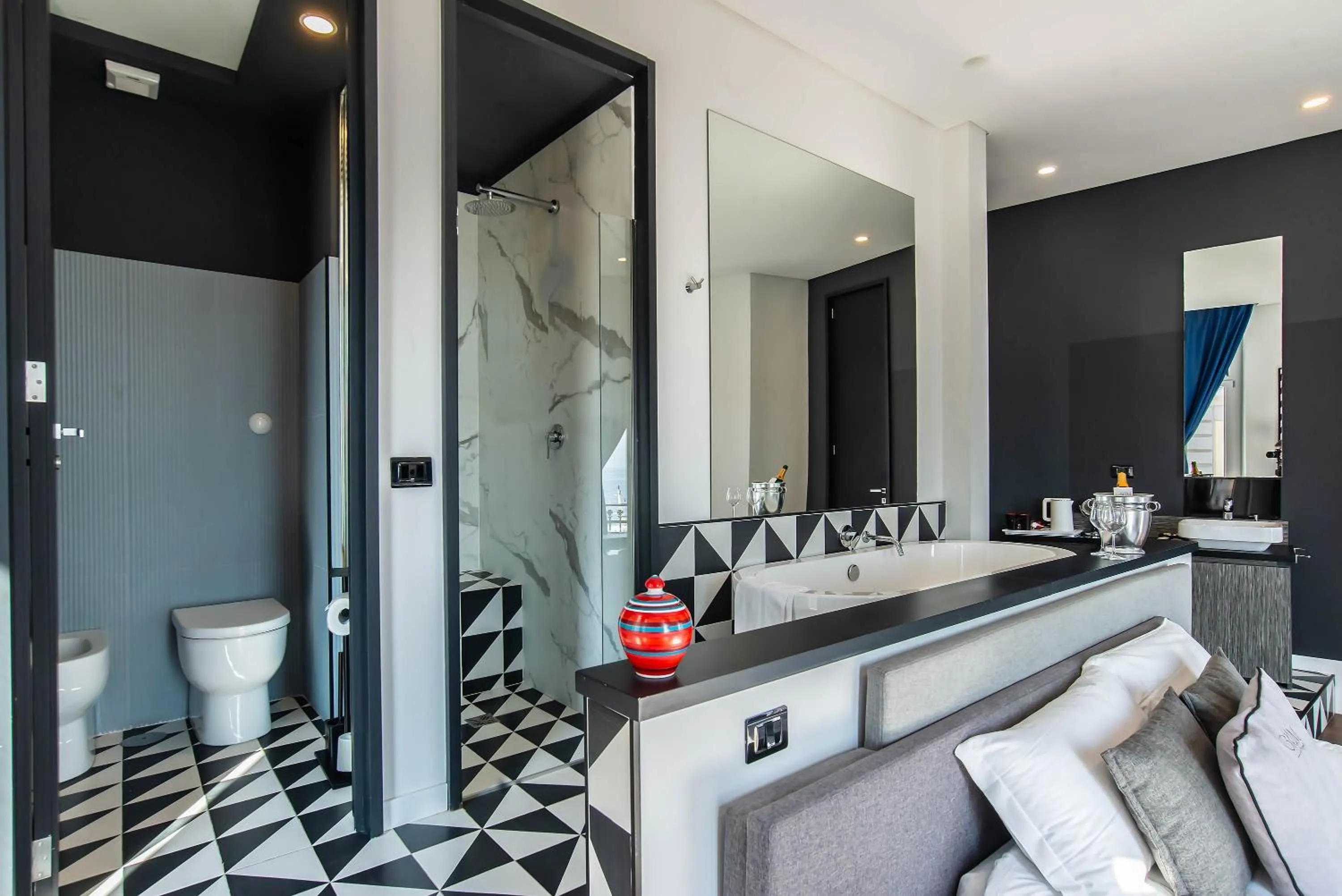 Shower in Gram Suites