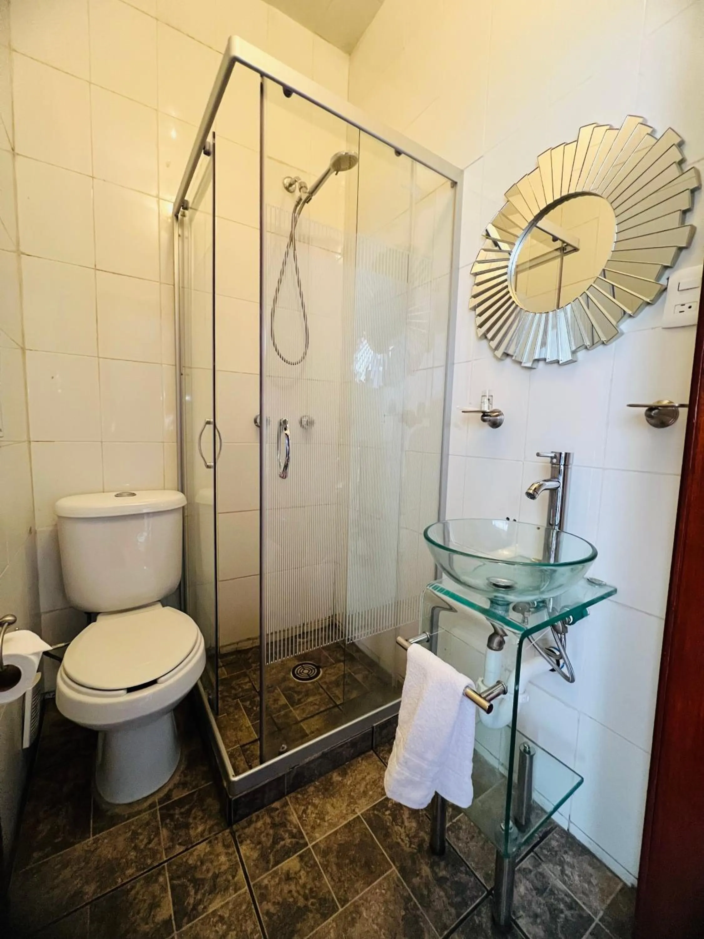 Shower in Hostería Casa Marquez