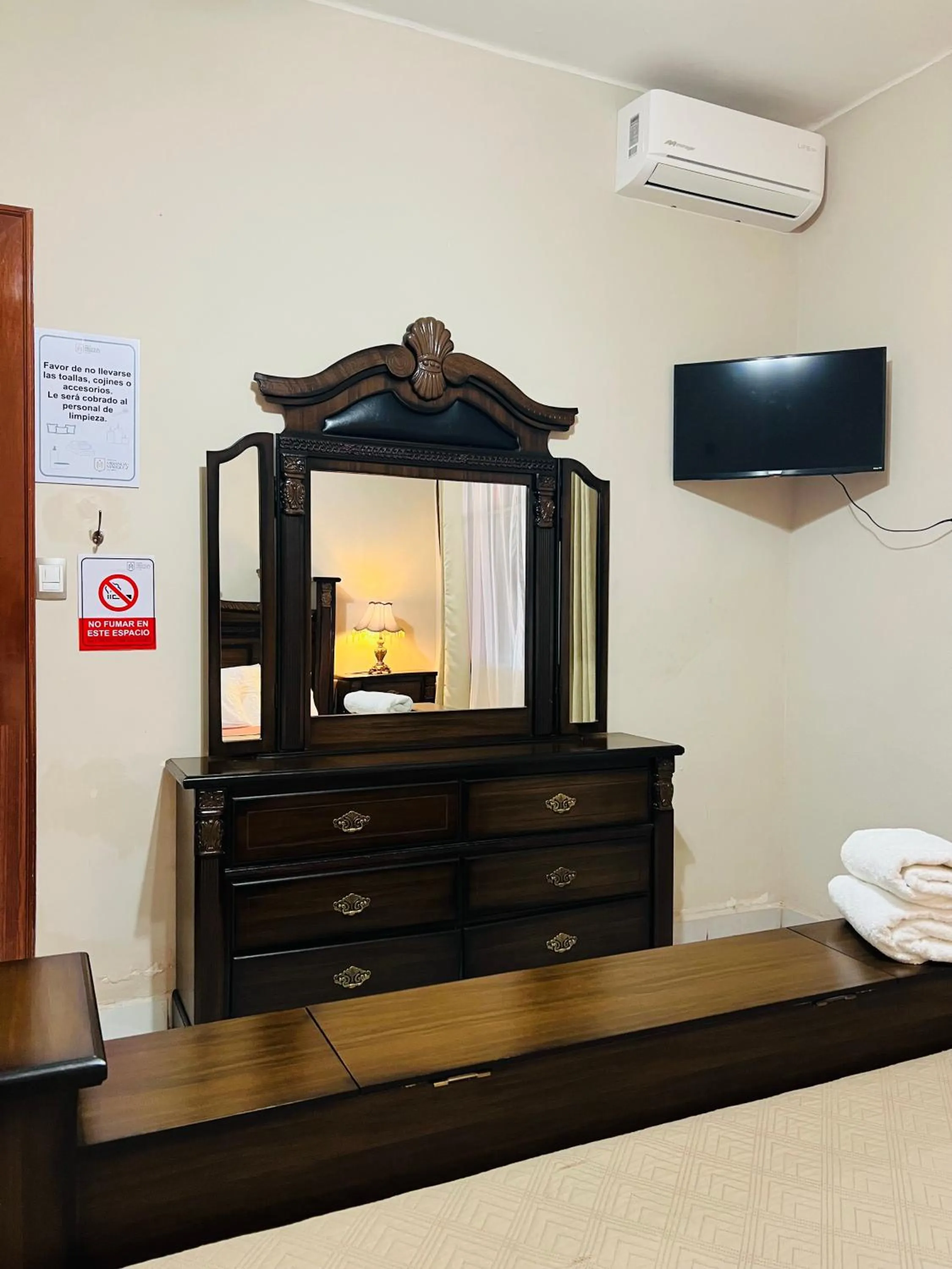 TV and multimedia, Bed in Hostería Casa Marquez